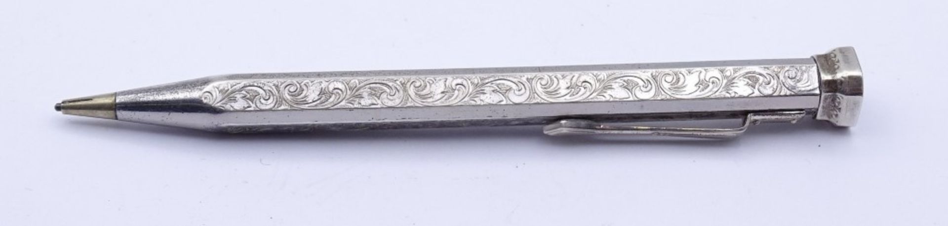Bleistifthalter in 835er Silber,L- 11cm, 17,2gr. - Bild 4 aus 4