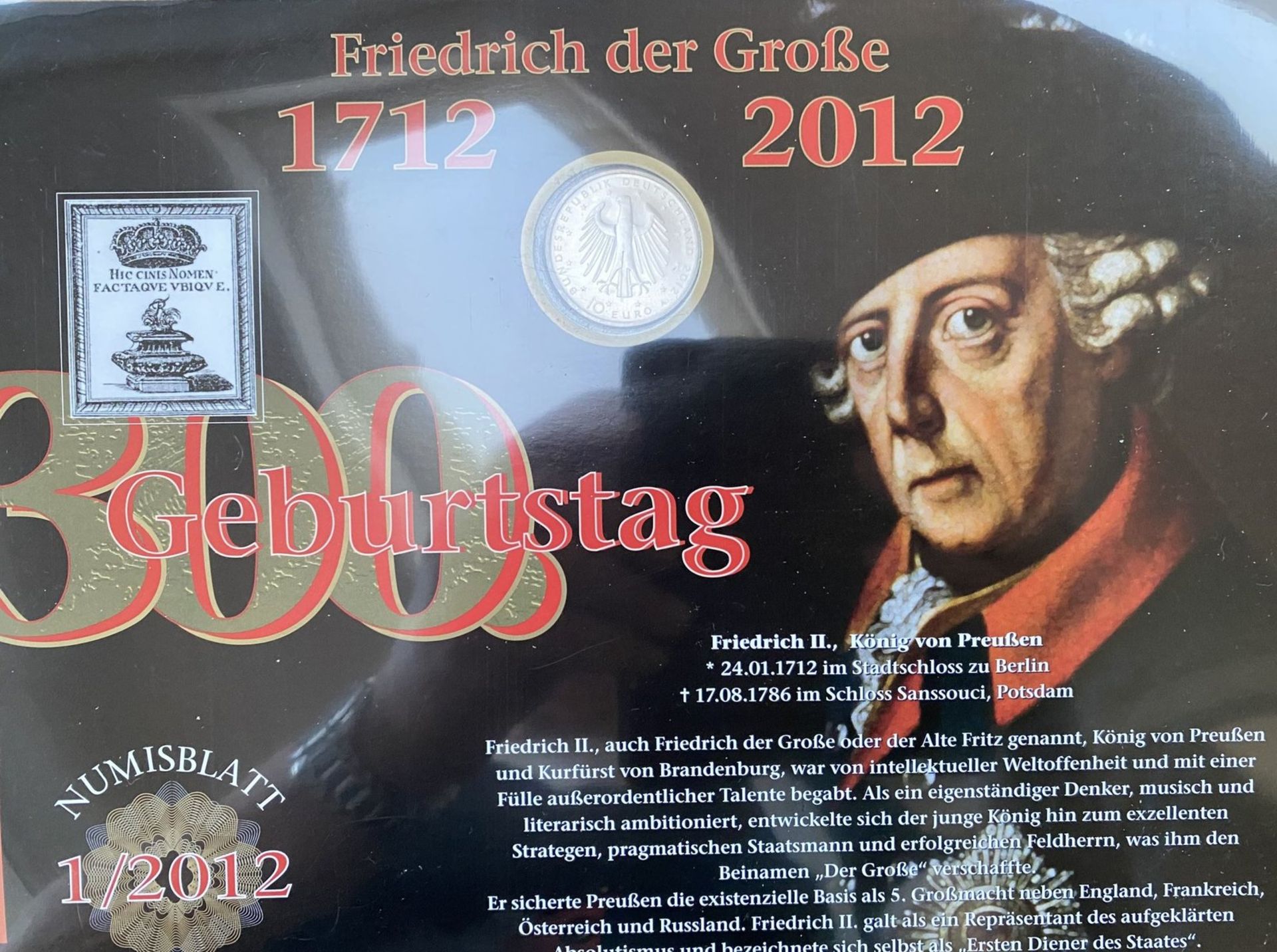 Numisbriefe 2012, je 10 Euro, 5x, komplett - Bild 6 aus 6