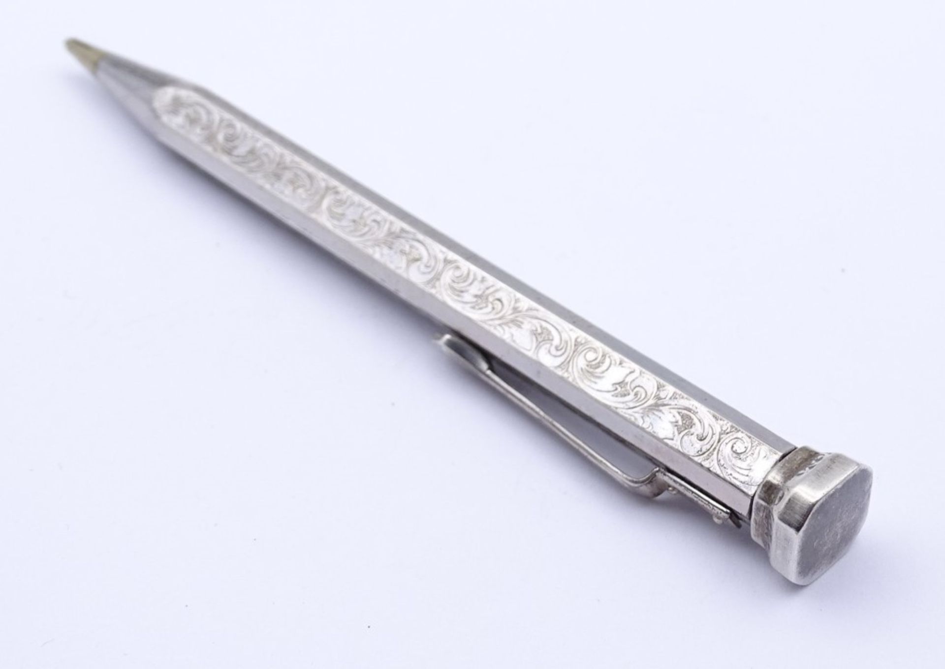 Bleistifthalter in 835er Silber,L- 11cm, 17,2gr. - Bild 2 aus 4