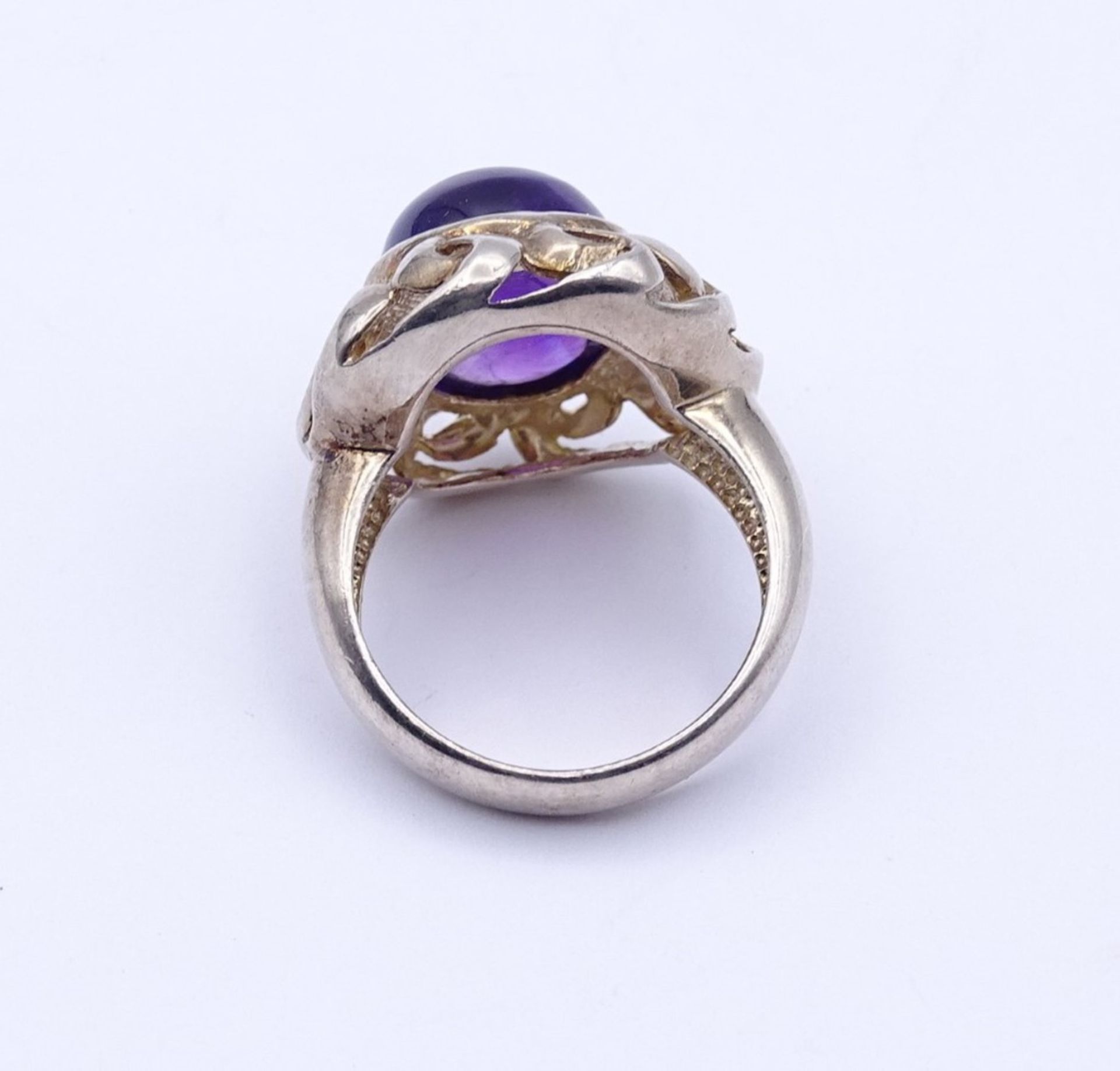 Amethyst Silber Ring 0.925, 7,7gr., RG 53 - Image 3 of 3