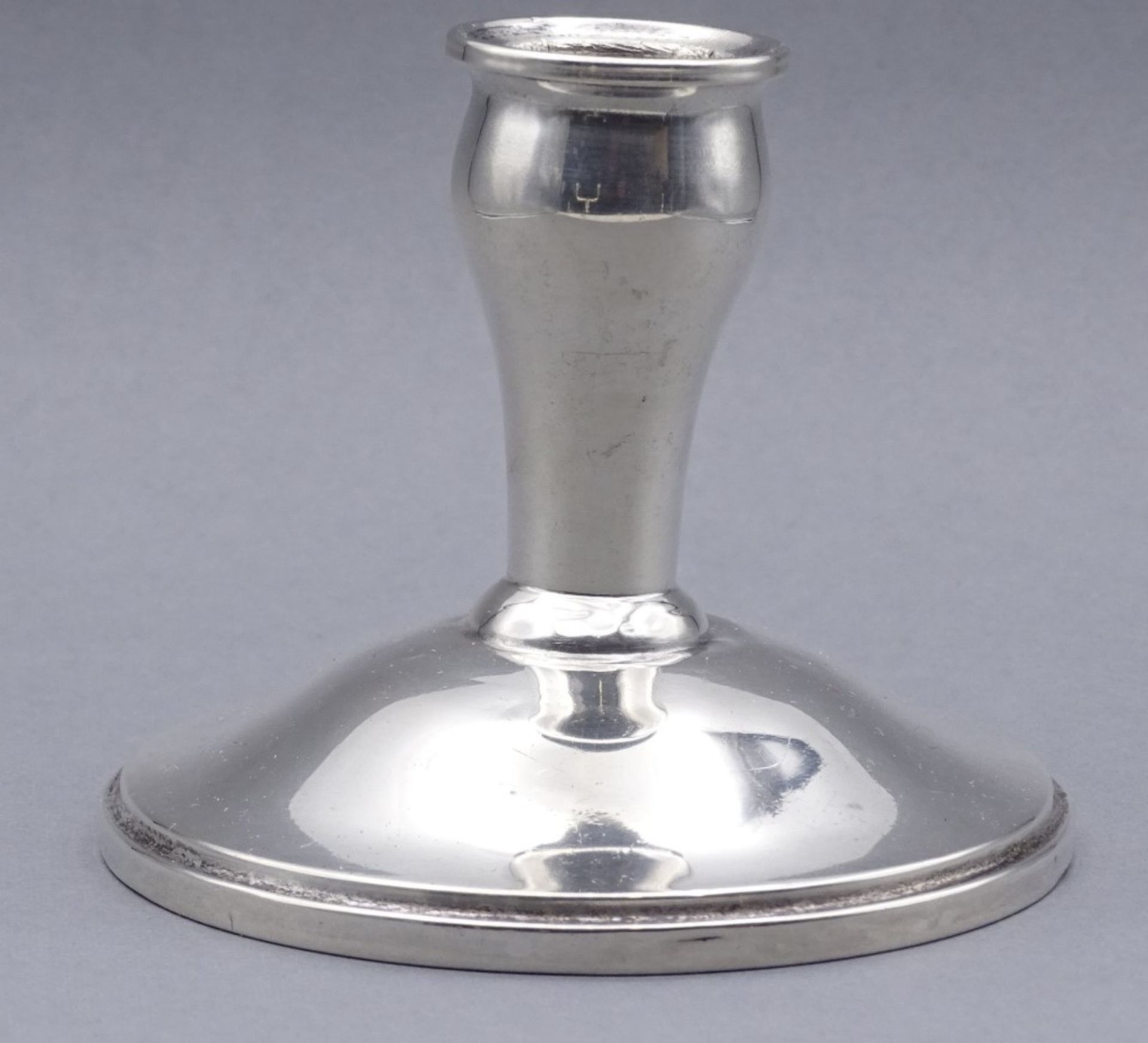 Einzelner Kerzenhalter in Sterling Silber 925/000 gefüllter Stand,H-8,0cm - Image 3 of 4