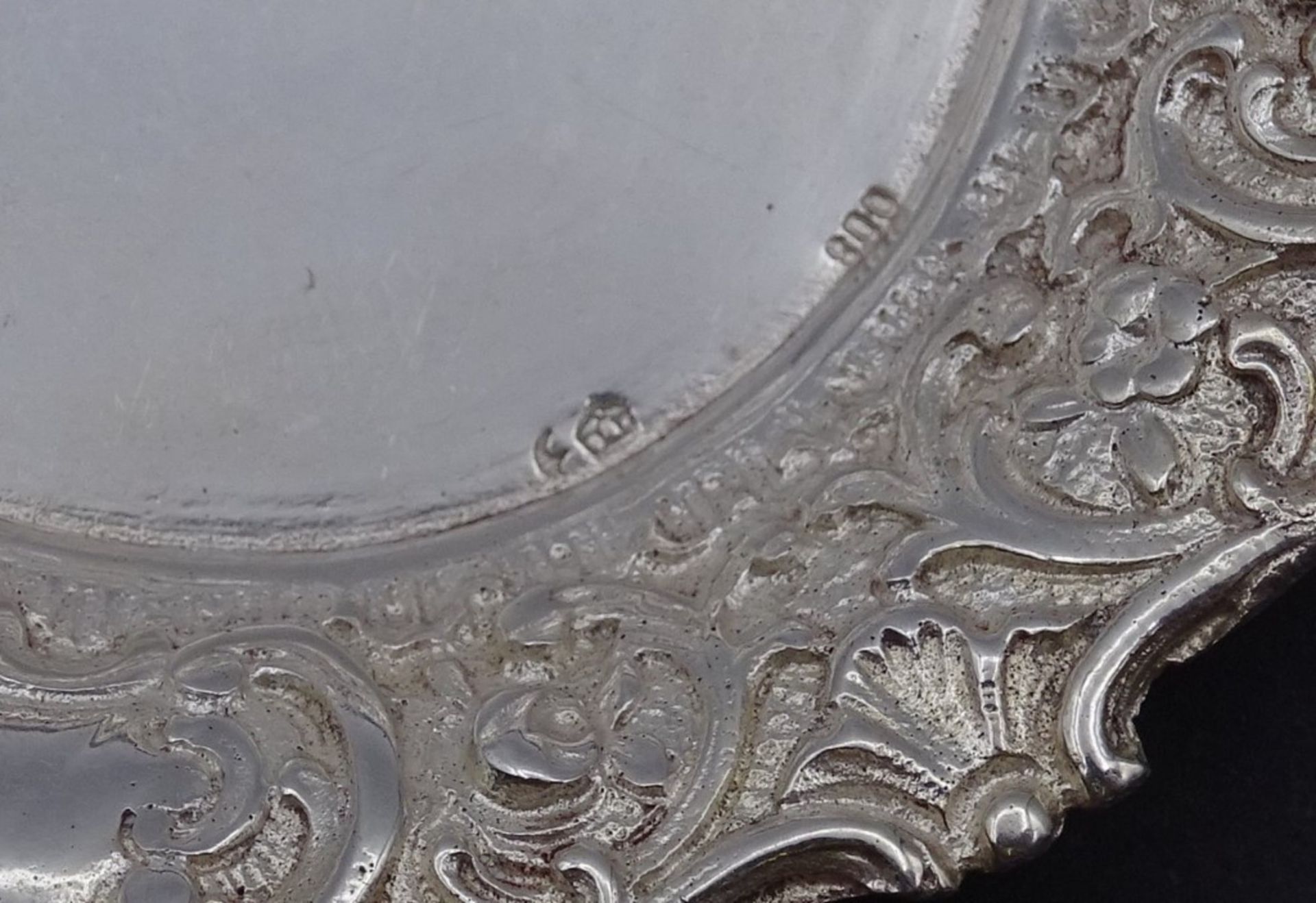 800er Silber Schälchen,d-8,0cm,H-1,0cm, 37,1gr. - Bild 3 aus 4