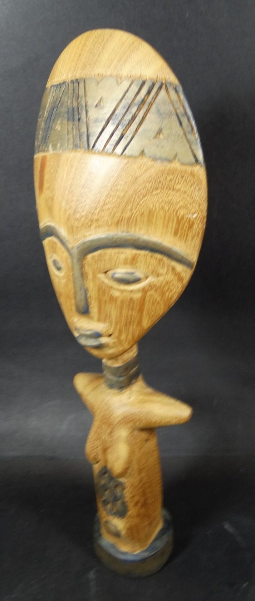 afrikan. Fetisch aus Holz, H-34 cm, D-12 cm - Bild 2 aus 8
