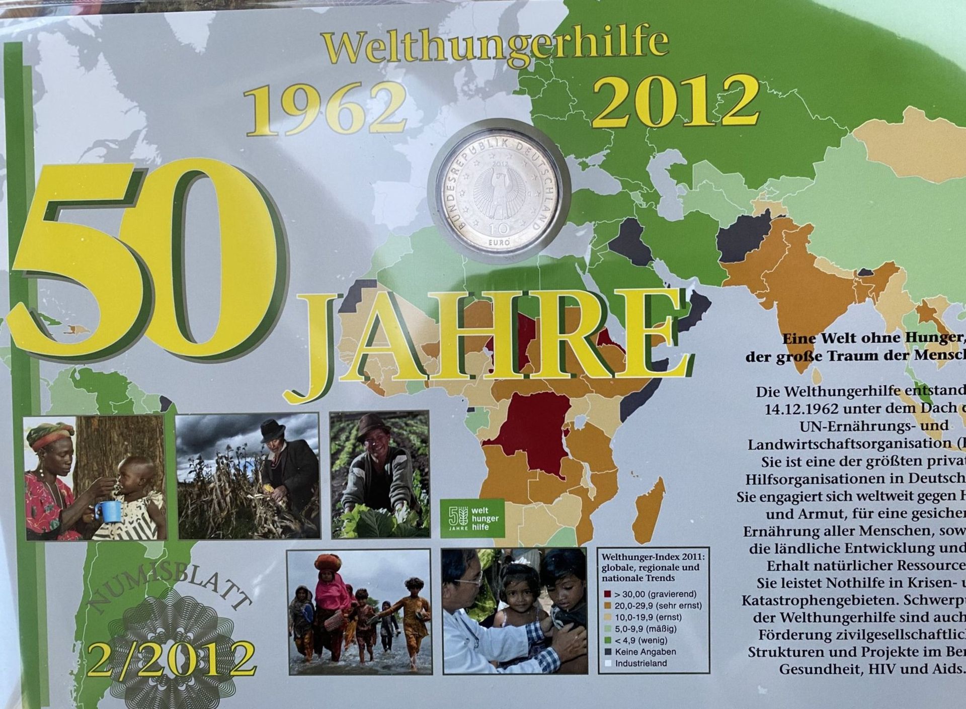 Numisbriefe 2012, je 10 Euro, 5x, komplett - Bild 5 aus 6
