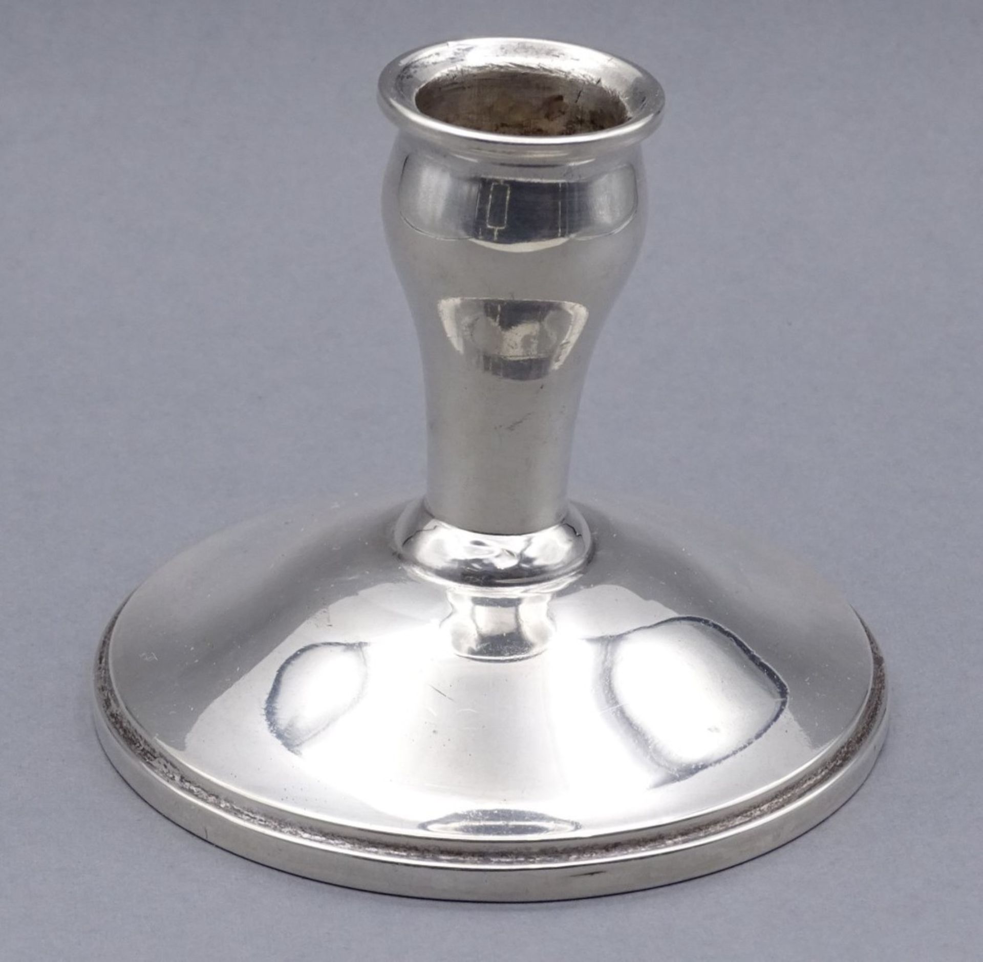 Einzelner Kerzenhalter in Sterling Silber 925/000 gefüllter Stand,H-8,0cm - Image 2 of 4