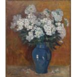 M. Frisch "Blumen in Vase" Öl/Leinen, gerahmt, RG 68x58 cm