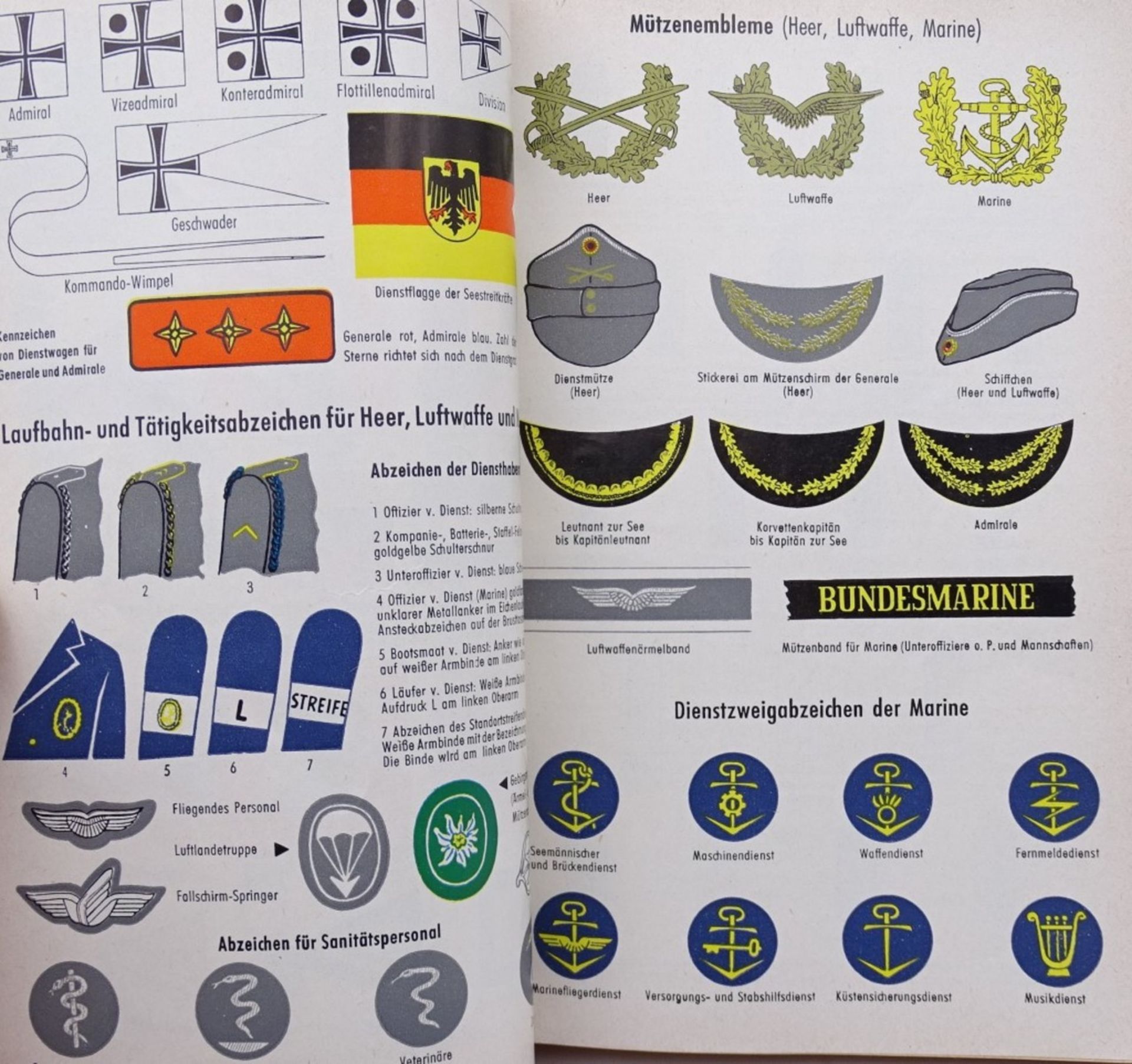 Drei Bücher: Der Dienstunterricht im Heere,Bootsdienst in der Marine und Taschenbuch für die - Bild 2 aus 10