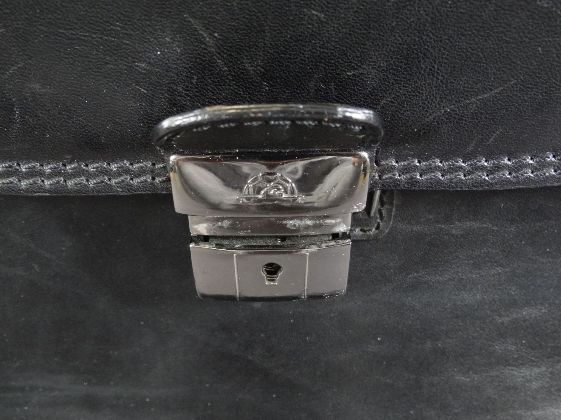 Leder Aktentasche von Tony Perotti, mit orig. Schlüssel, gut erhalten, 30x40 cm - Bild 2 aus 8
