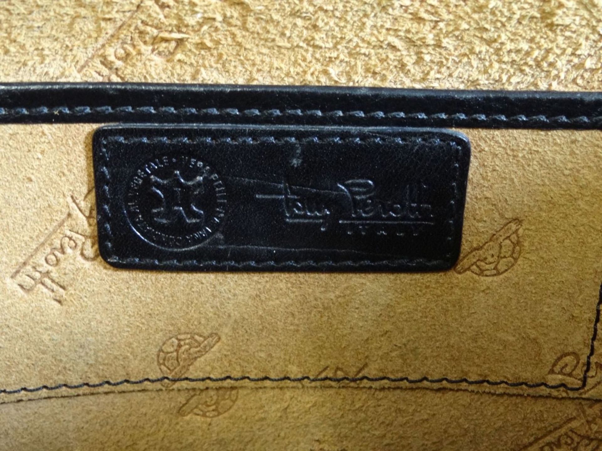 Leder Aktentasche von Tony Perotti, mit orig. Schlüssel, gut erhalten, 30x40 cm - Bild 4 aus 8