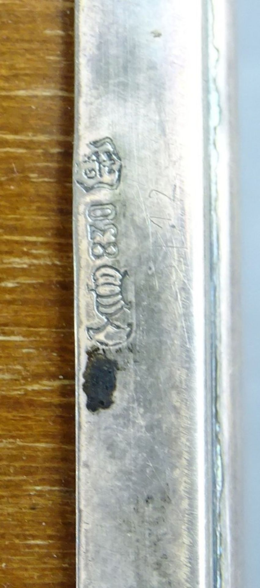 Zigarrenschachtel, Holz mit 830er-Silbermontur, 24 x 15,5 x 6,5 cm, 15 Zigarren enthalten, Gravur - Bild 5 aus 6