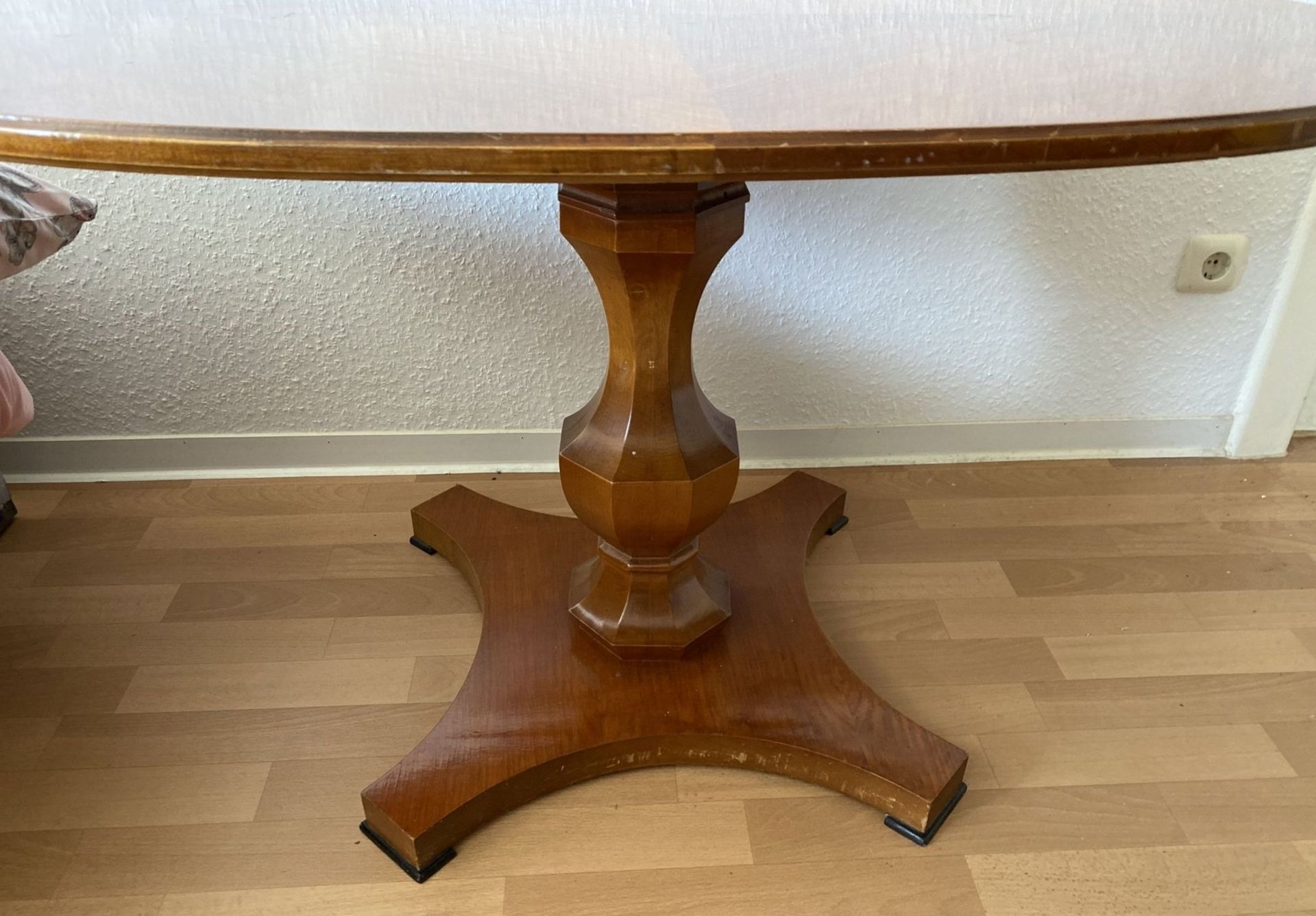 ovaler Biedermeier-Tisch, guter Zustand - Image 3 of 4