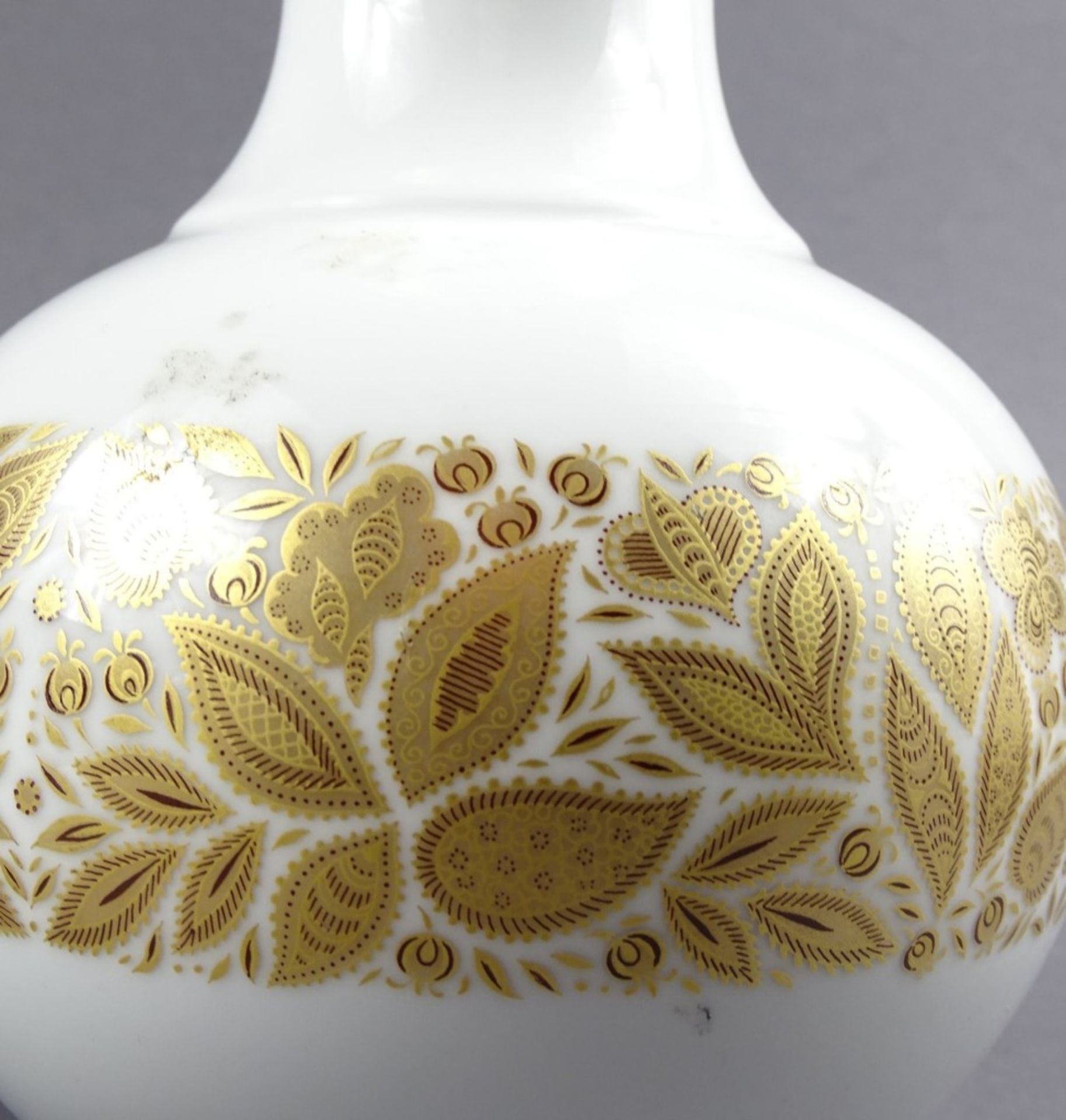 Vase mit Goldbemalung, Lorenz Hutschenreuther, H. 21 cm - Bild 3 aus 5