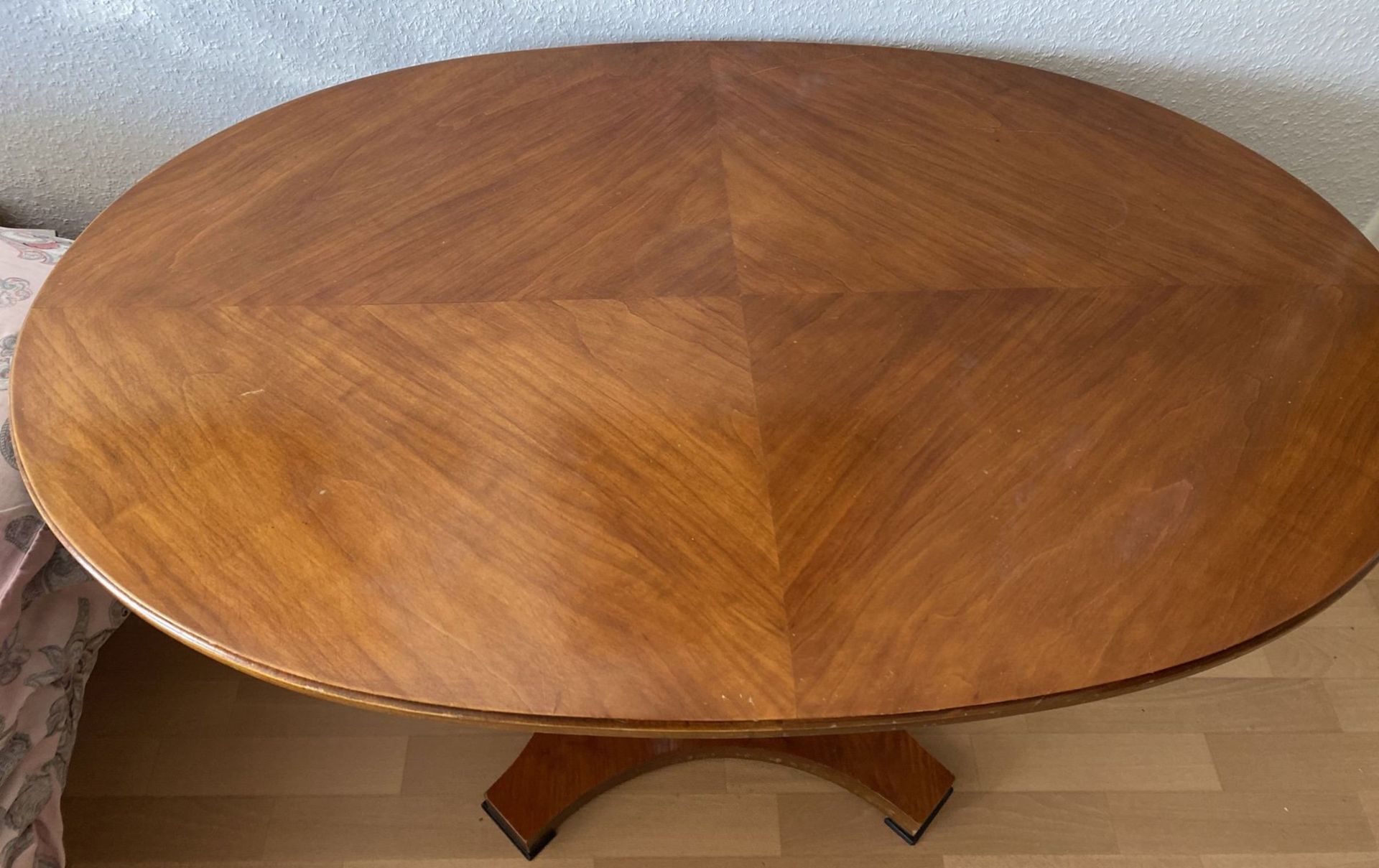 ovaler Biedermeier-Tisch, guter Zustand - Image 2 of 4