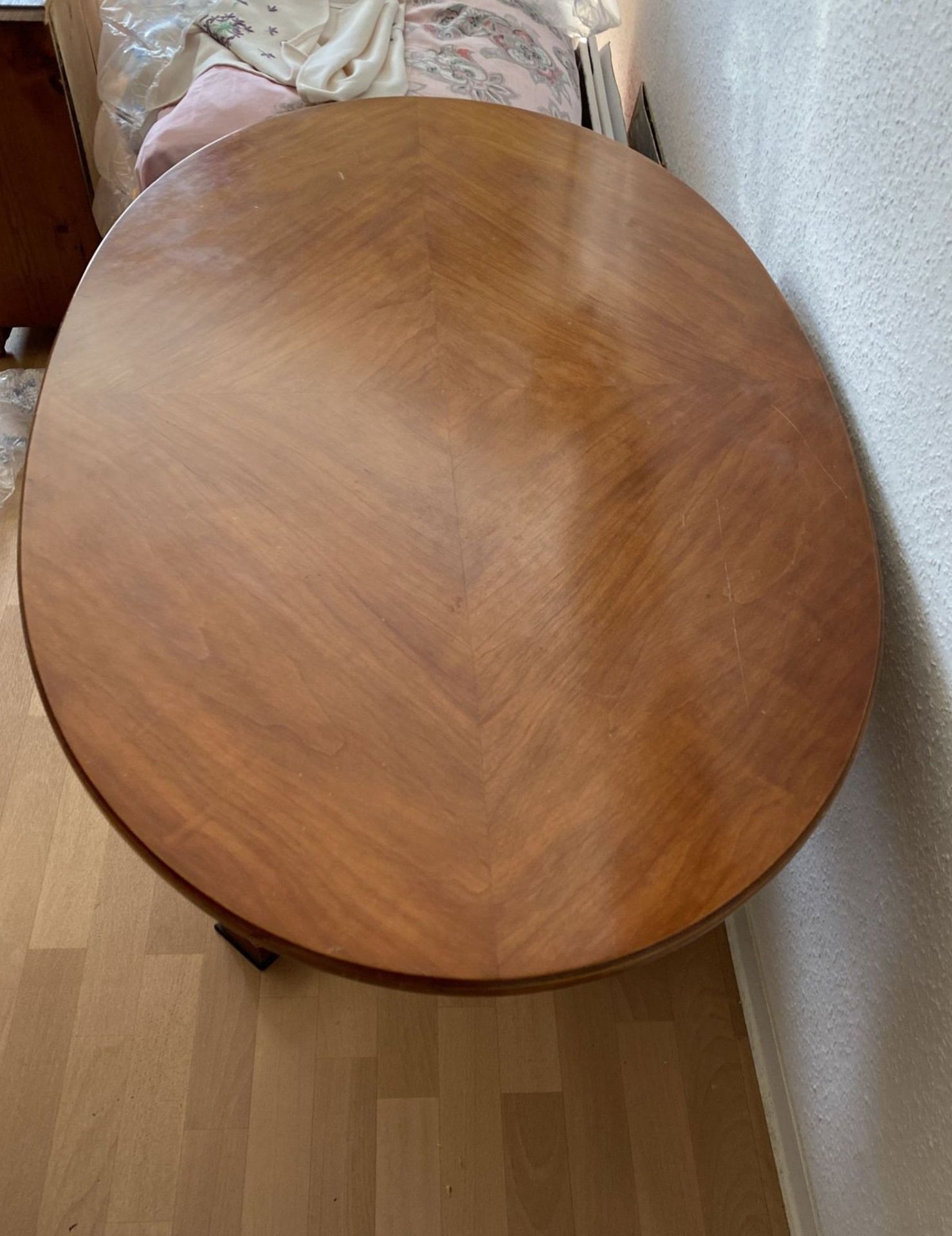 ovaler Biedermeier-Tisch, guter Zustand - Image 4 of 4