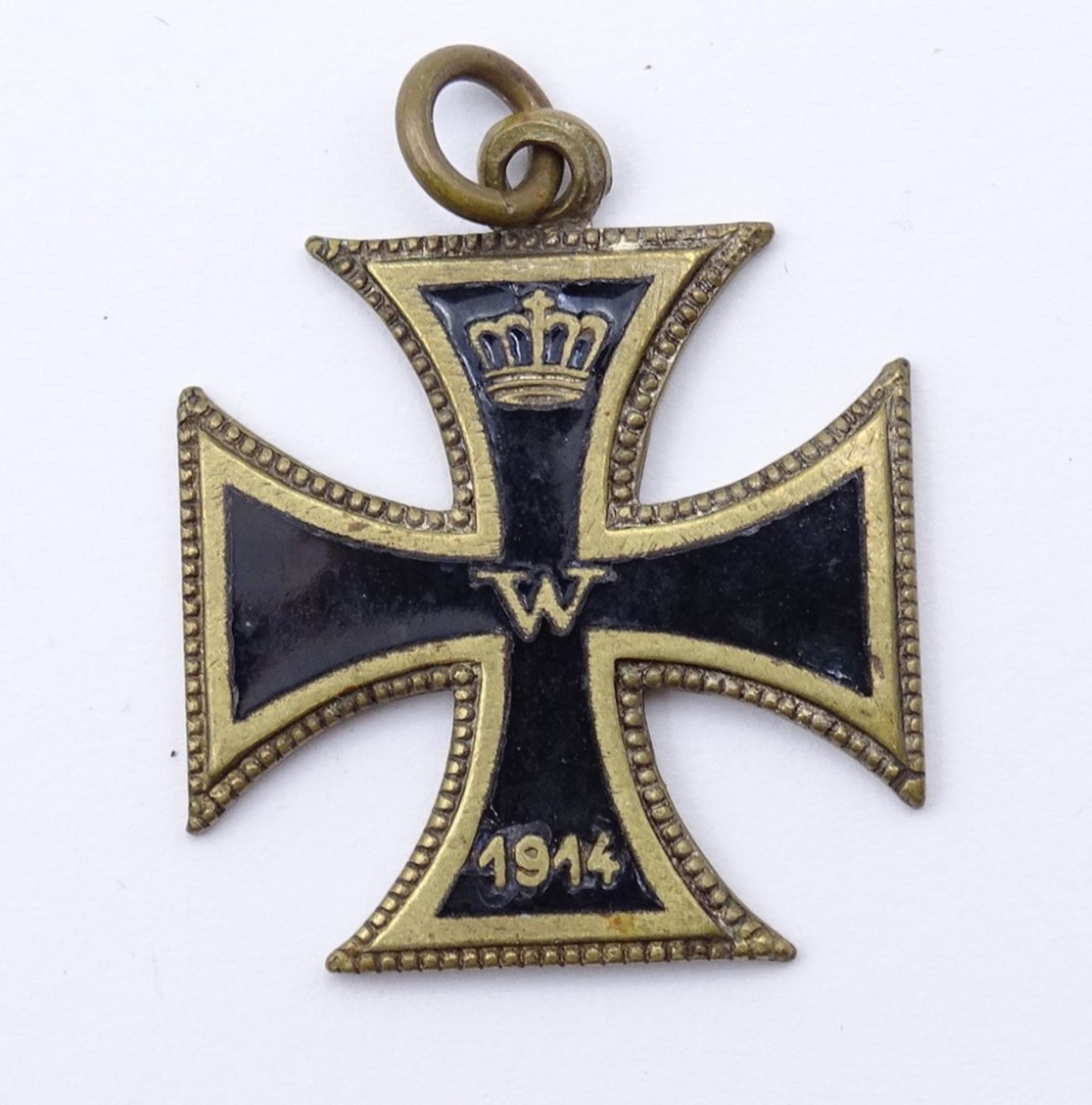 Abzeichen / Anhänger Eisernes Kreuz 1.WK 1914 L- 2,7cm