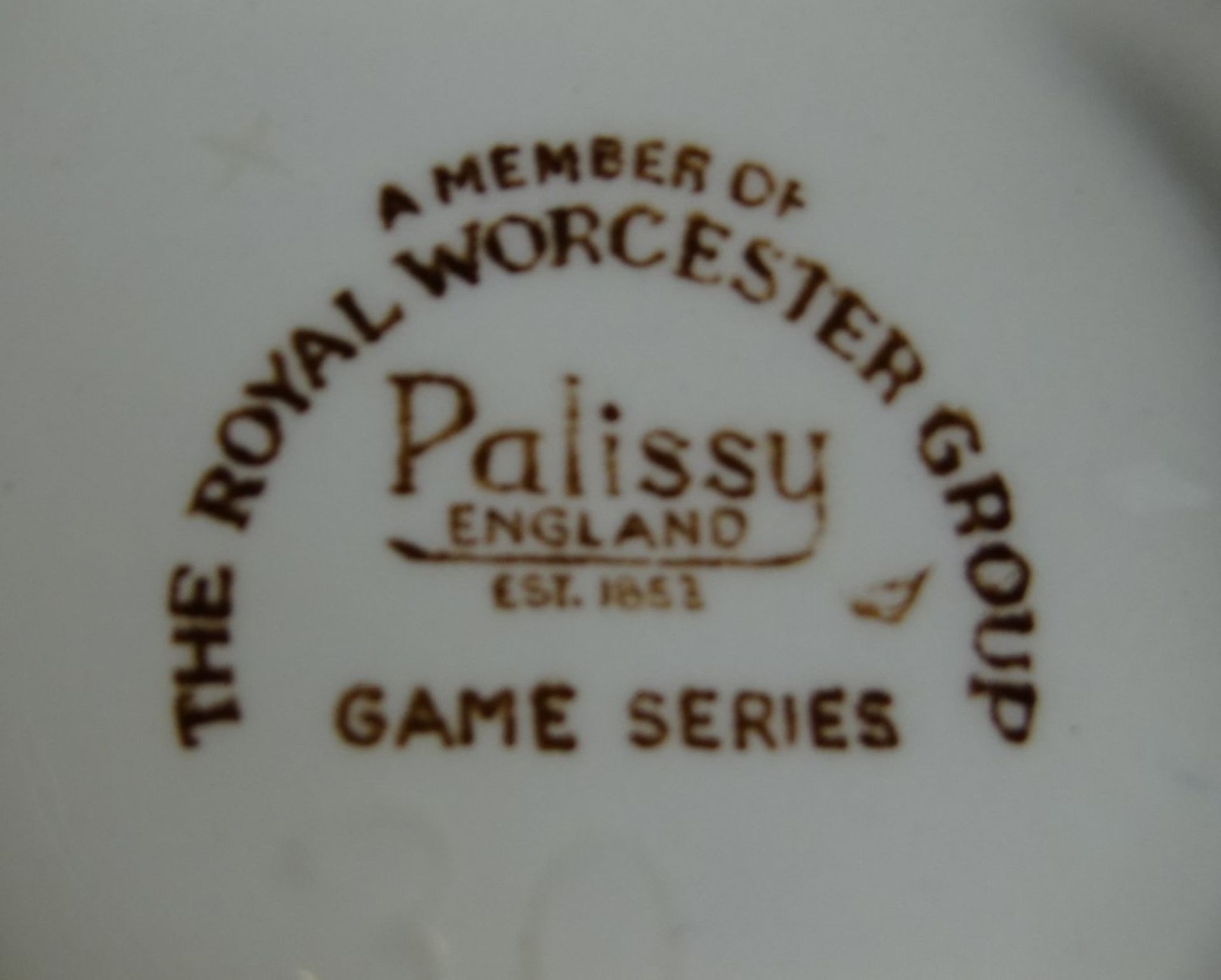 7 Teile Kaffee/Tee-Service Palissy "Game Series" 4 Tassen: H. 6 cm, d. 9 cm Sahnekännchen: H. 7 cm - Bild 9 aus 9