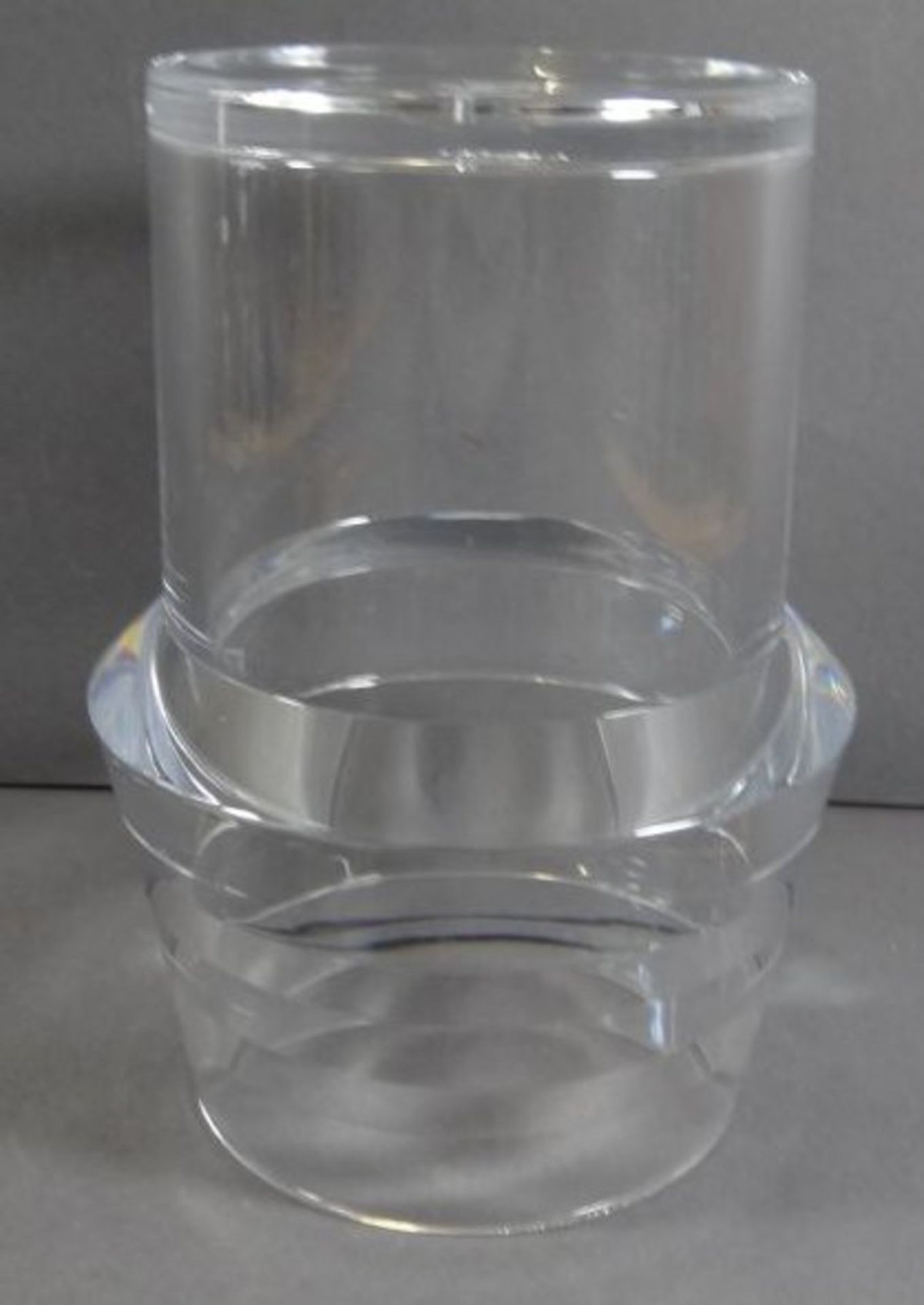Designer Flaschenkühler aus Acryl, Arch. Alfio, Italy, sehr gut erhalten, H-20 cm - Image 6 of 8
