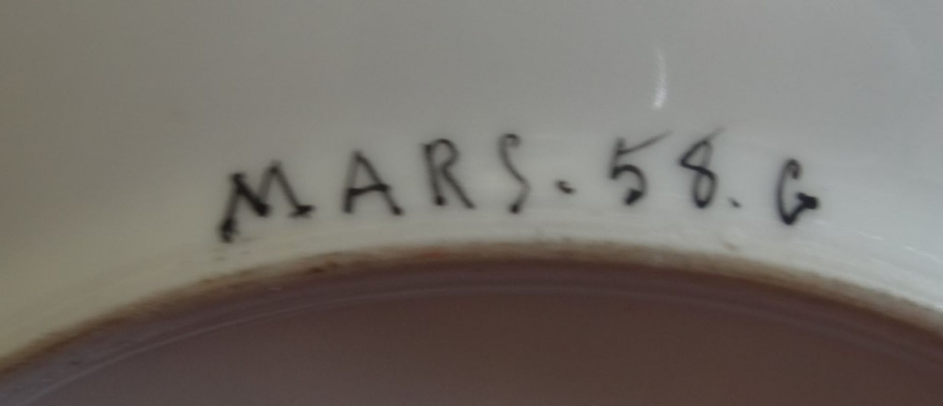 Porzellanteller mit Farbskala, A. Lacroix Paris, vers Mars 58.G D-24cm - Image 5 of 6