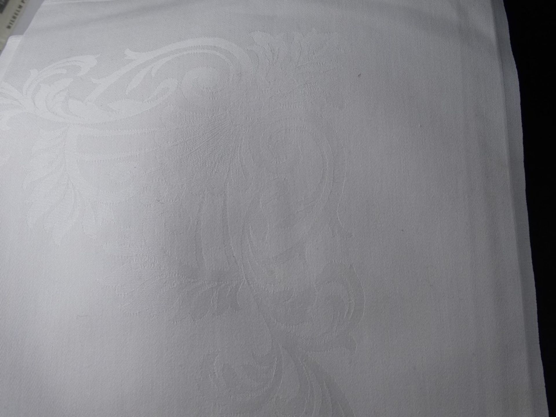 Leinen Decke,weiß,220 x 100 cm - Image 4 of 4