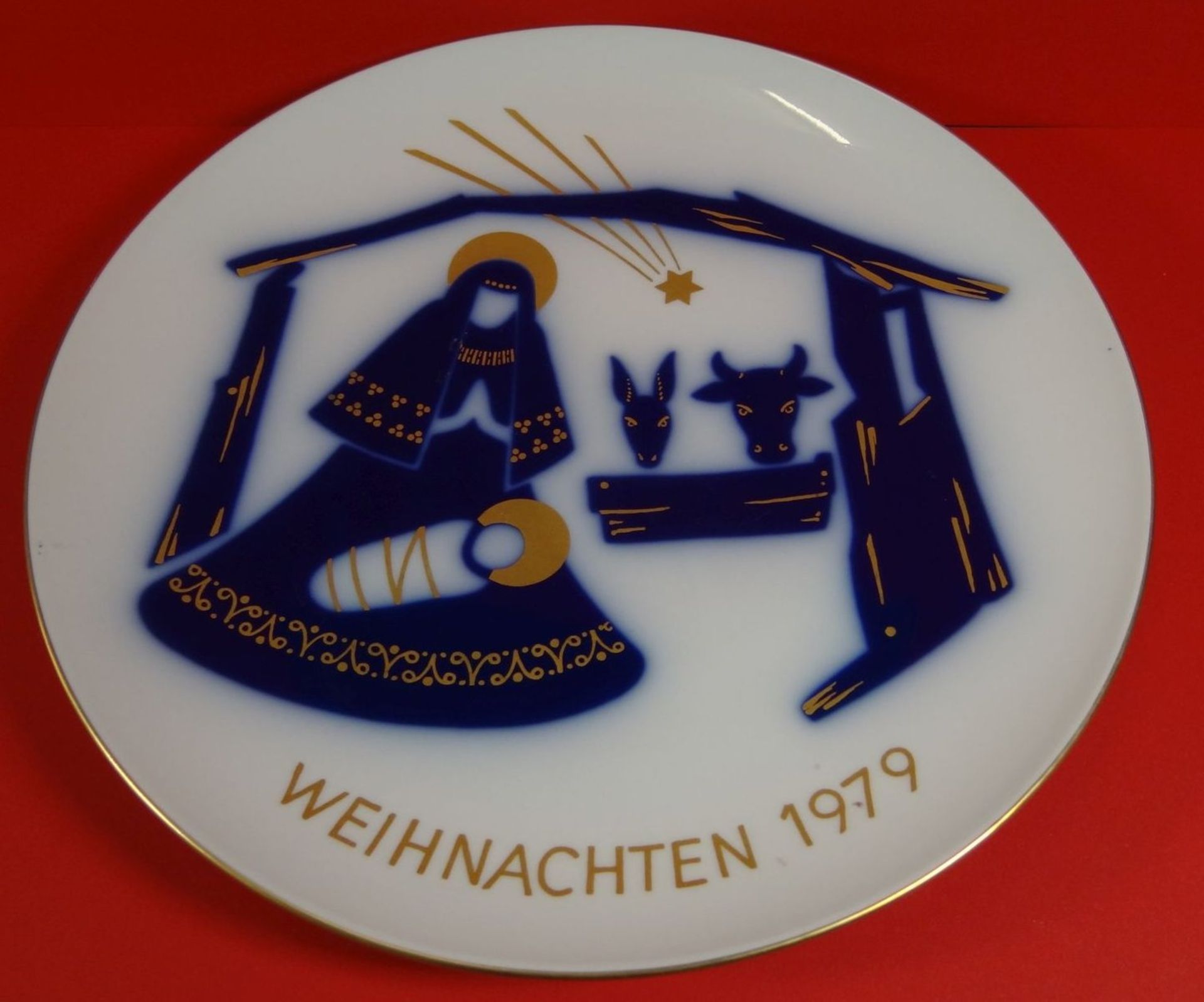 Weihnachtsteller 1979 "KPM" Berlin, 24,5 cm