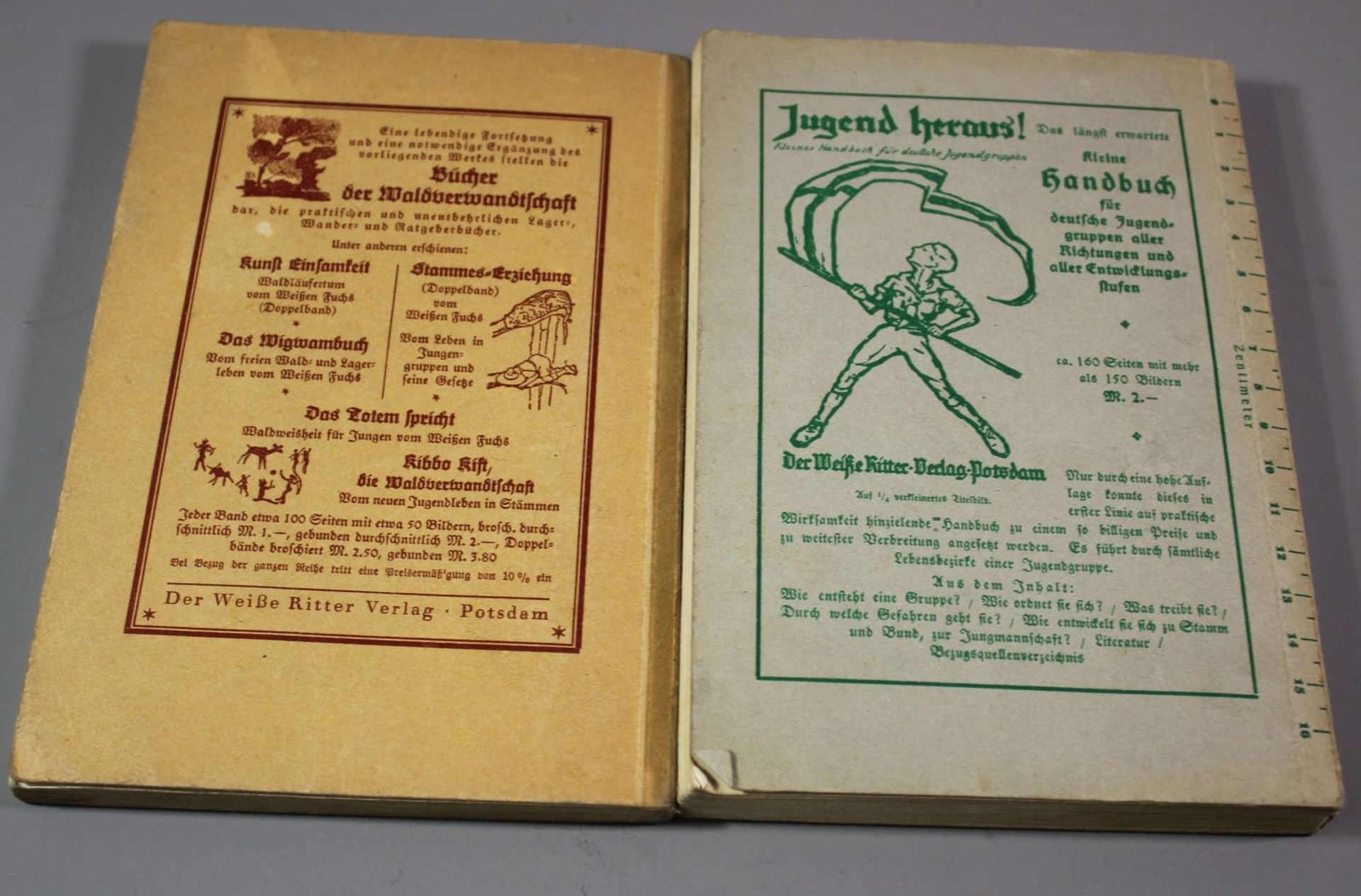 2 Bände, Deutsches Lagerhandbuch, 1926/27, Der weisse Ritter Verlag Potsdam, Paperback. - Image 4 of 4