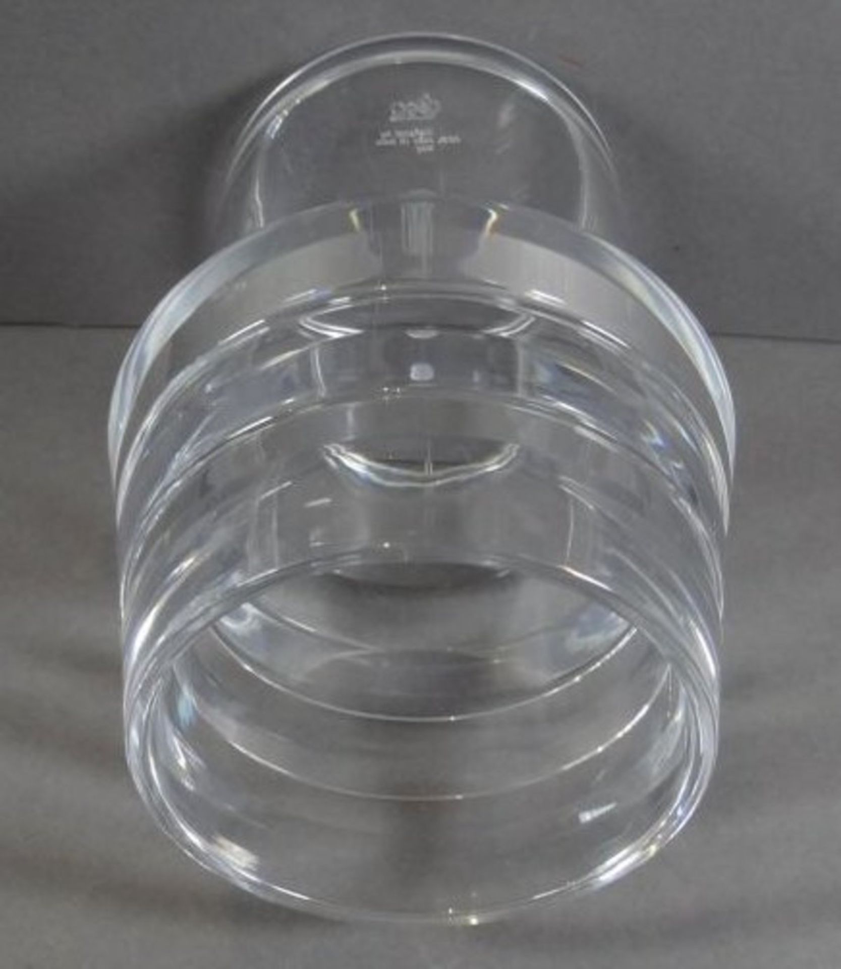 Designer Flaschenkühler aus Acryl, Arch. Alfio, Italy, sehr gut erhalten, H-20 cm - Image 5 of 8
