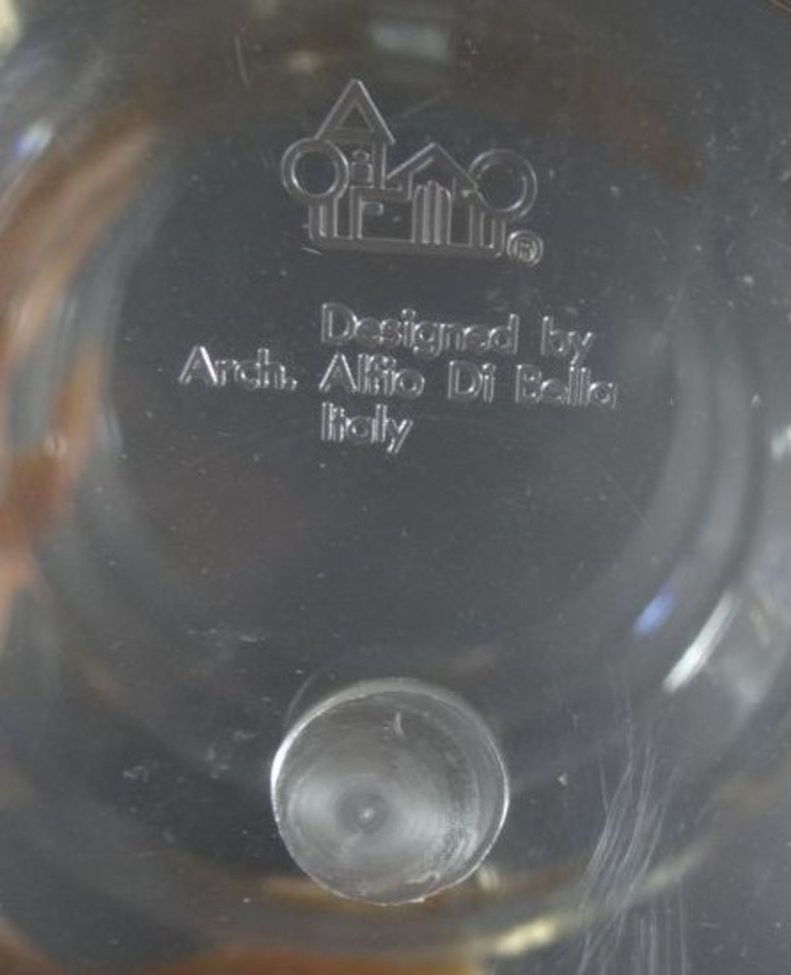 Designer Flaschenkühler aus Acryl, Arch. Alfio, Italy, sehr gut erhalten, H-20 cm - Image 8 of 8