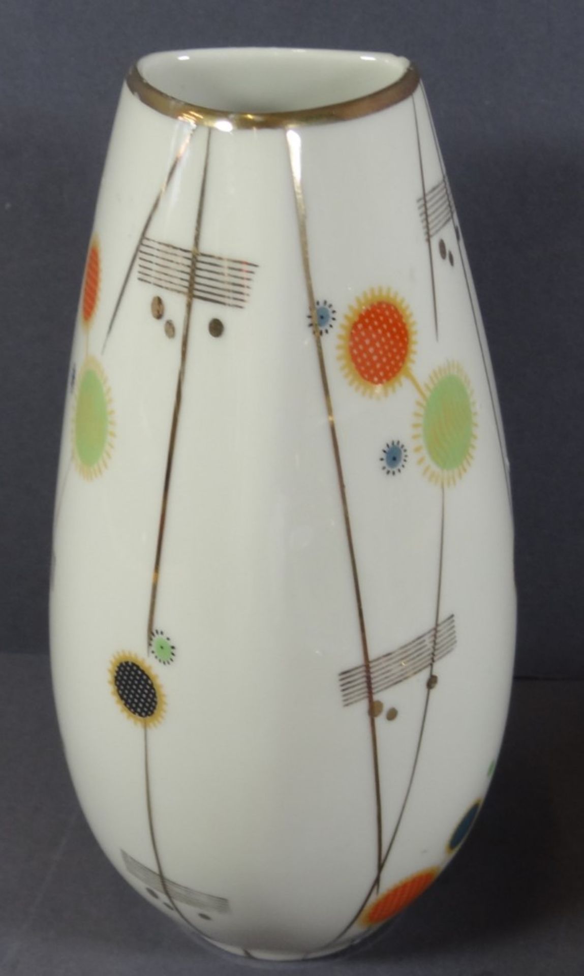 60er Jahre Porzellan-Vase, H-20cm