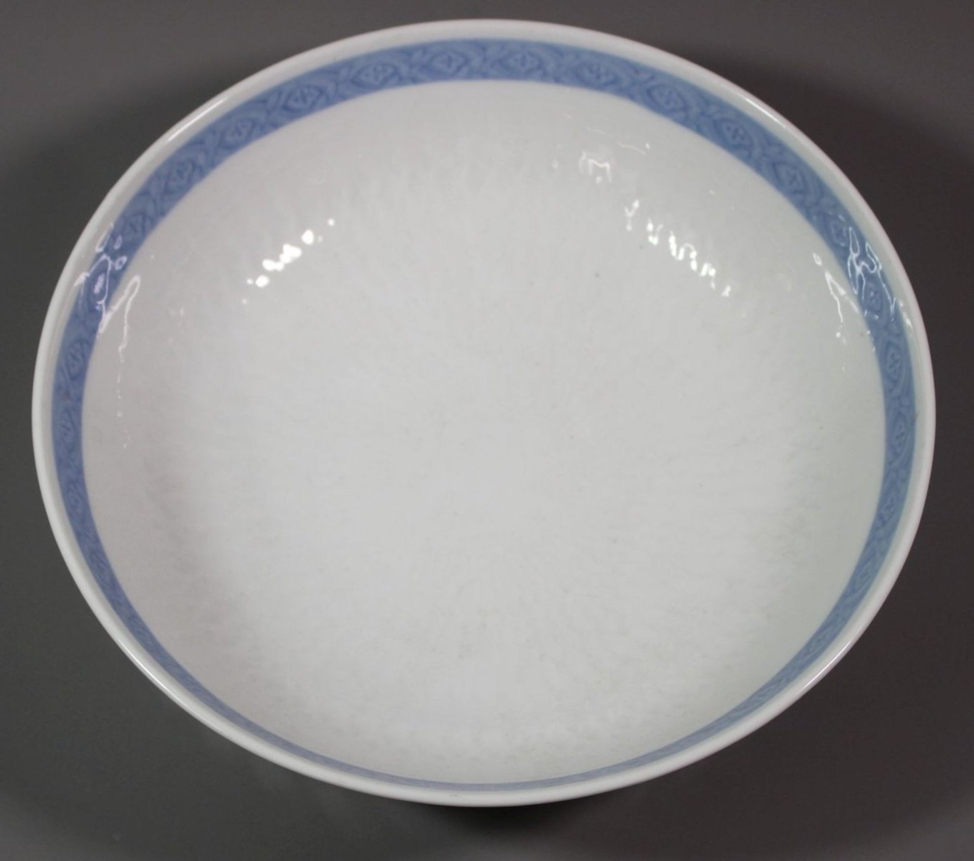 Gemüseschale, Royal Copenhagen, Fächer Blau, H-6cm D-22,5cm. - Image 3 of 4