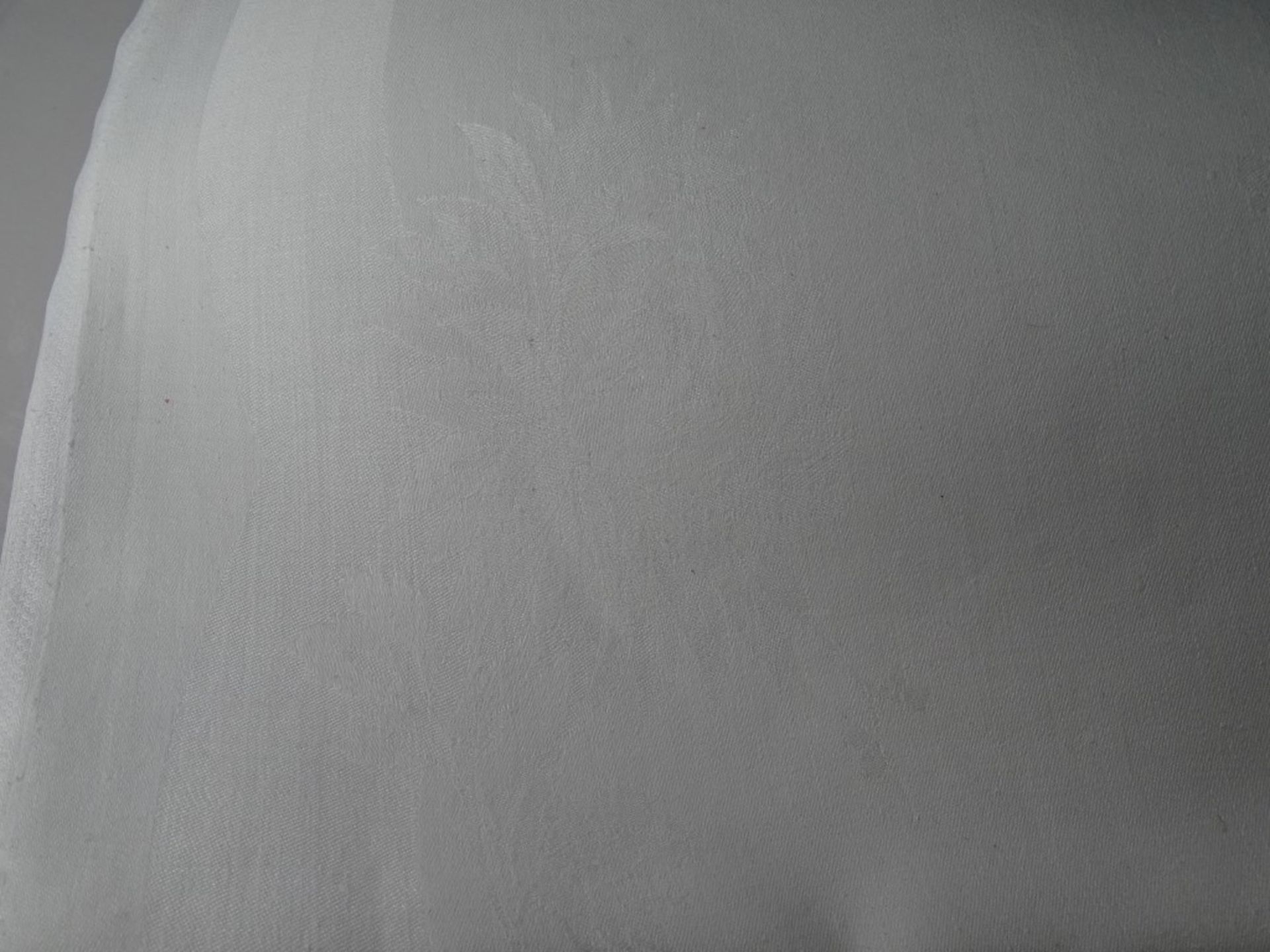 Leinen Decke,weiß, 287 x 125 cm - Image 3 of 4