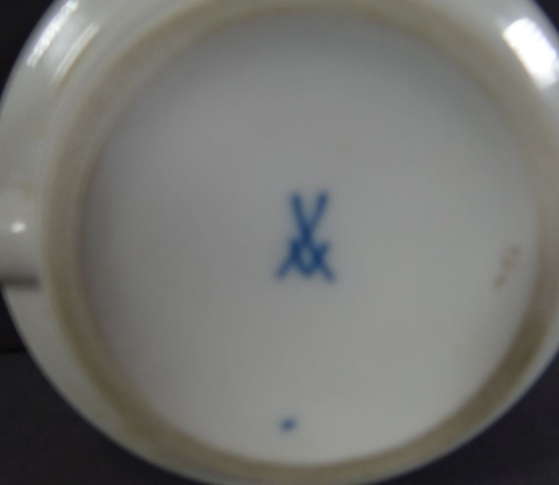 kl. Aschenbecher "Meissen" purpur Drache, D-9,5 cm, 1.Wahl - Bild 5 aus 5