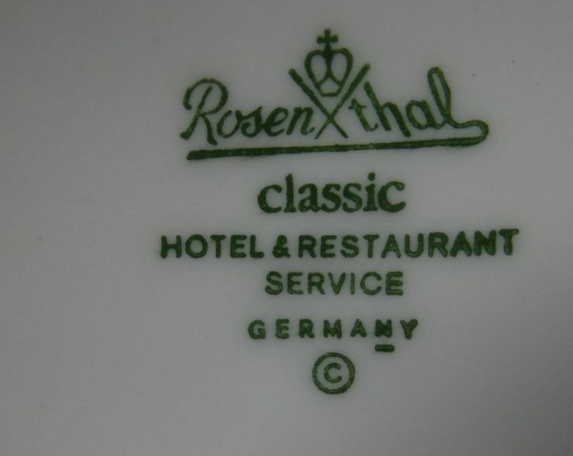 6x weisse Kaffeetassen mit U.T. "Rosenthal", Hotelgeschirr - Bild 6 aus 6