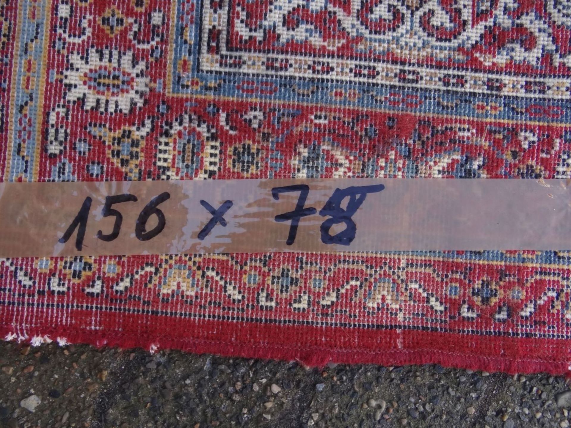 Orient-Läufer, 156x78 cm, reinigungsbedürftig - Bild 7 aus 7