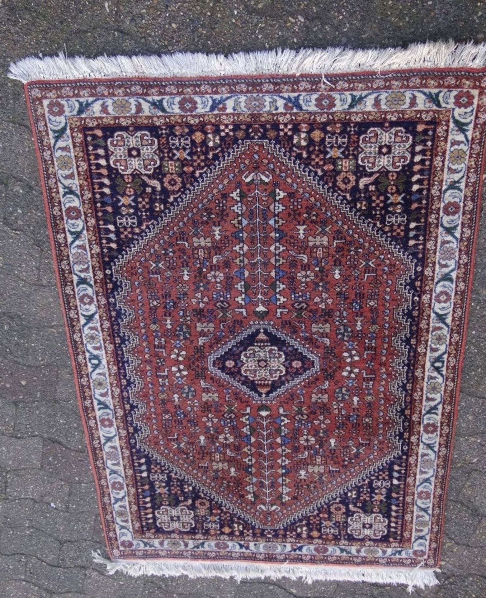 Orientteppich, 150x105 cm, Alters-u. Gebrauchsspuren - Bild 2 aus 7