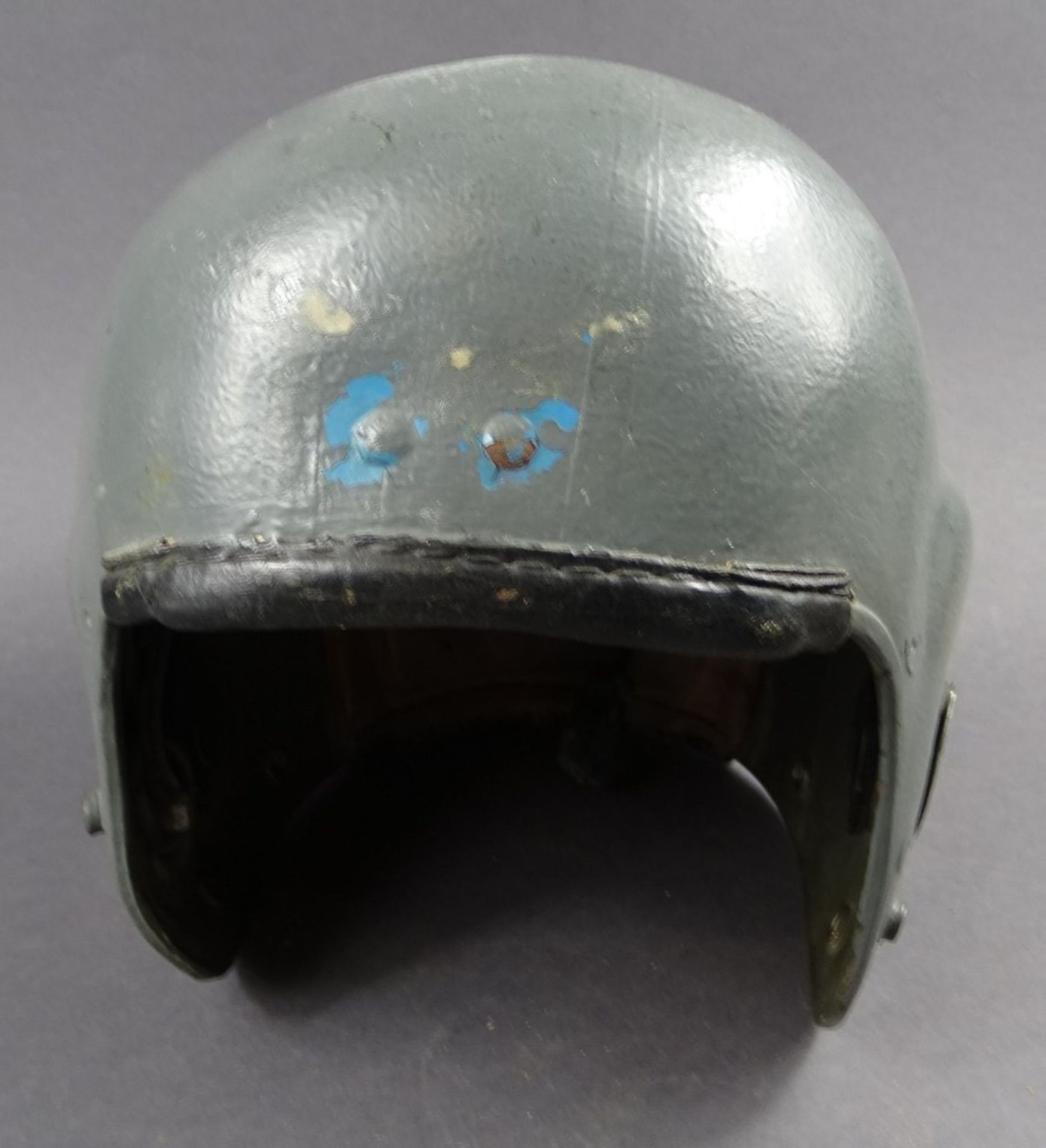 US-Panzerfahrerhelm, 1950, normale Altersspuren vorhanden