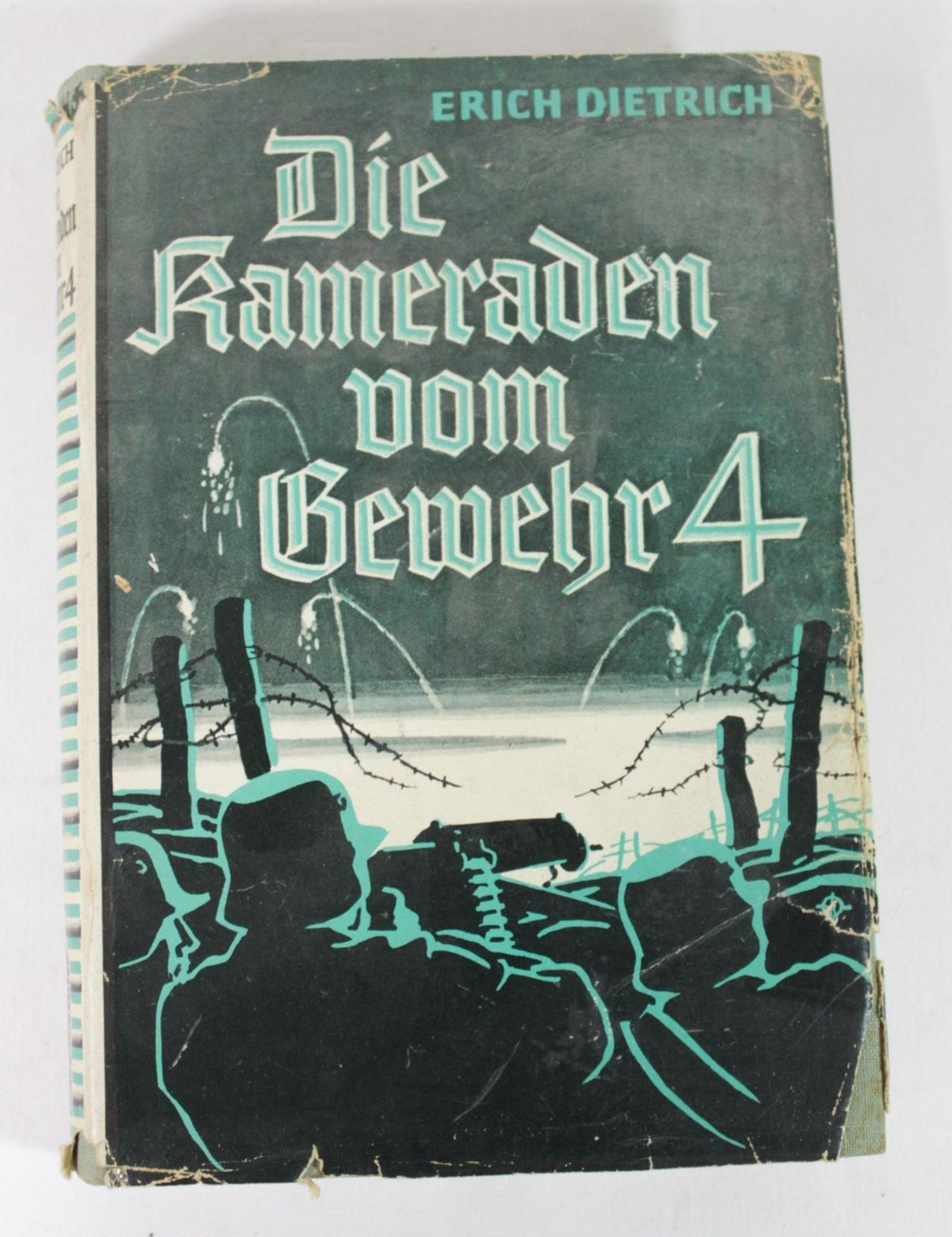 Erich Dietrich, die Kameraden vom Gewehr 4, 1936, Alters-u. Gebrauchsspuren.