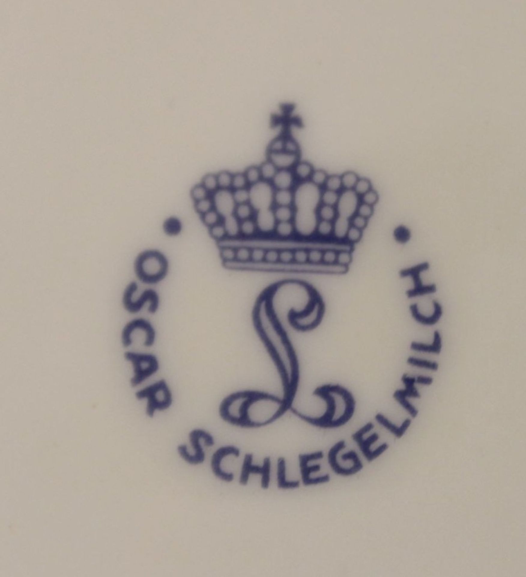2x div. Schalen, 1x Oscar Schlegelmilch, ca. D-17cm. - Image 4 of 4