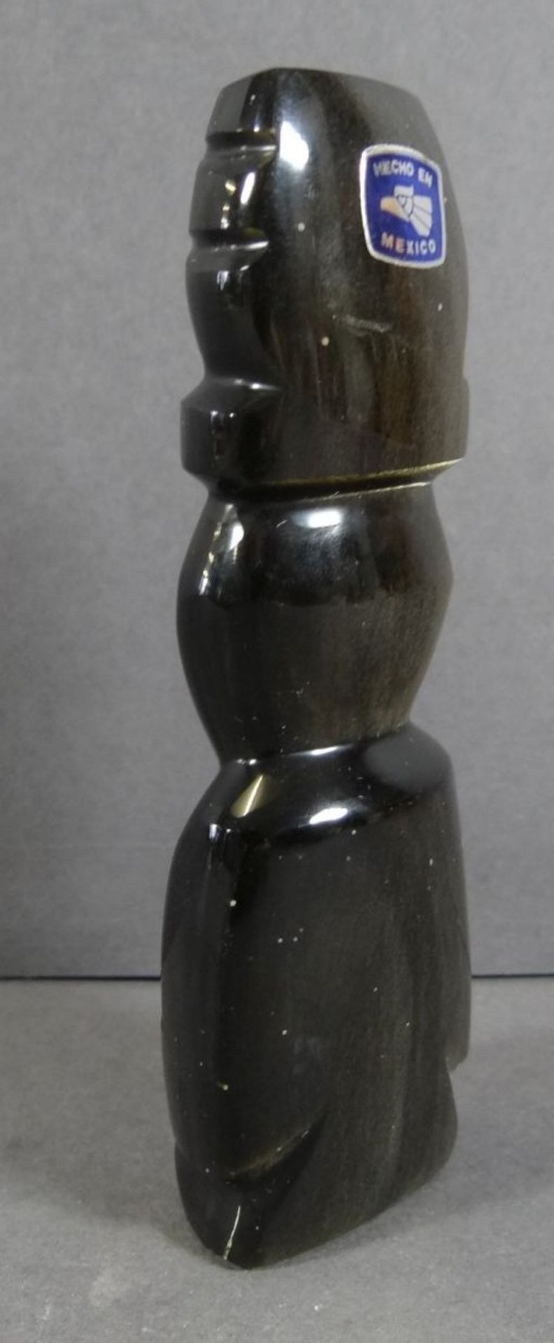 Obsidian-Figur, Indianerin, H-11 cm - Image 5 of 7