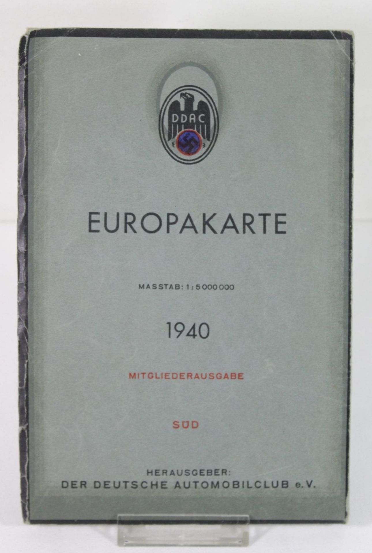 DDAC - Europakarte, 1940. - Image 2 of 3