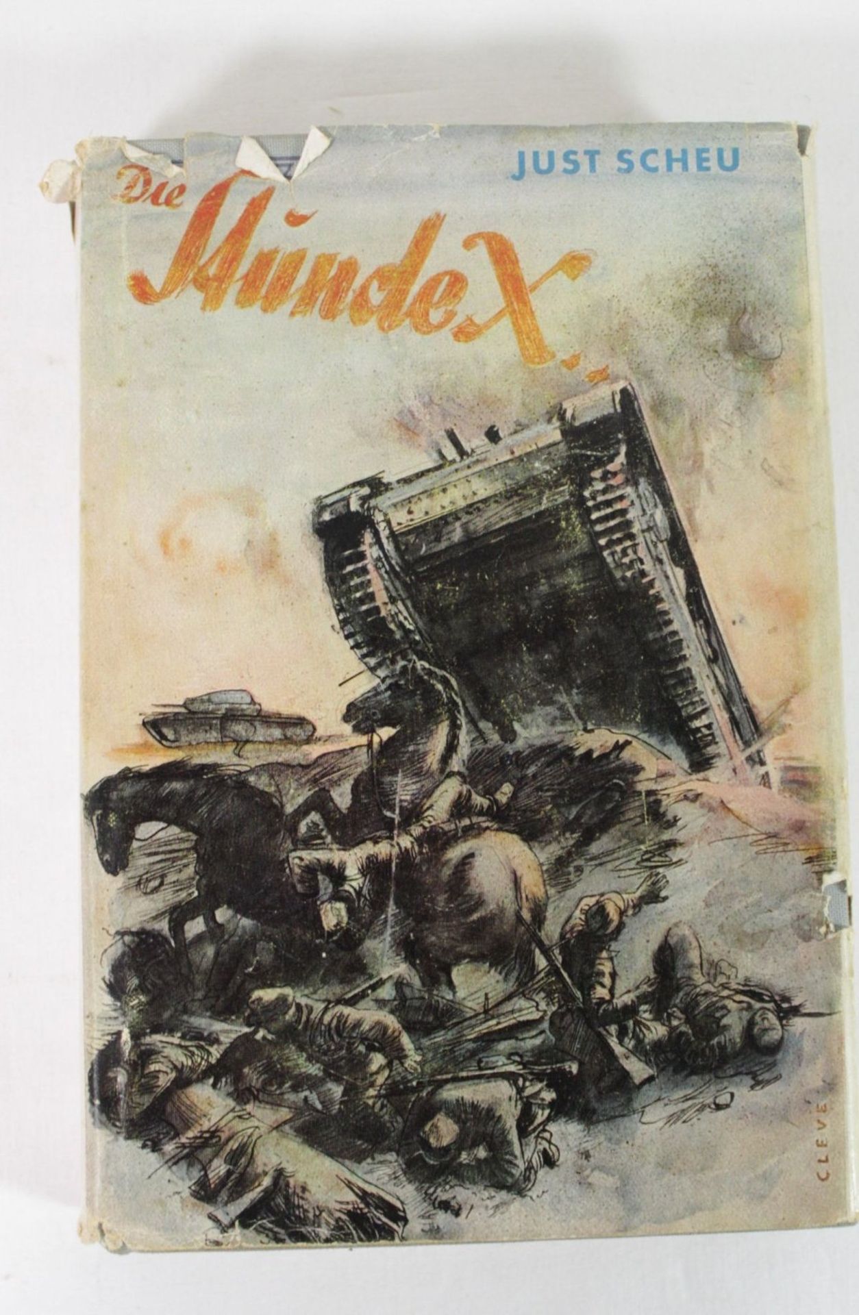 Just Scheu, Die Stunde X - Mit Panzern in Polen und Flandern, 1941. Alters-u. Gebrauchsspuren