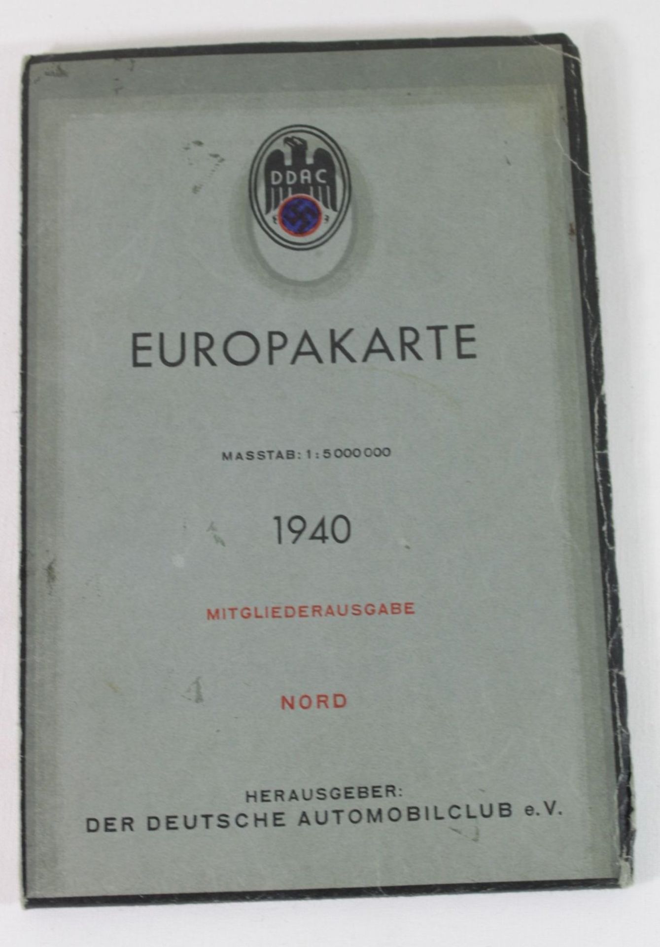 DDAC - Europakarte, 1940.