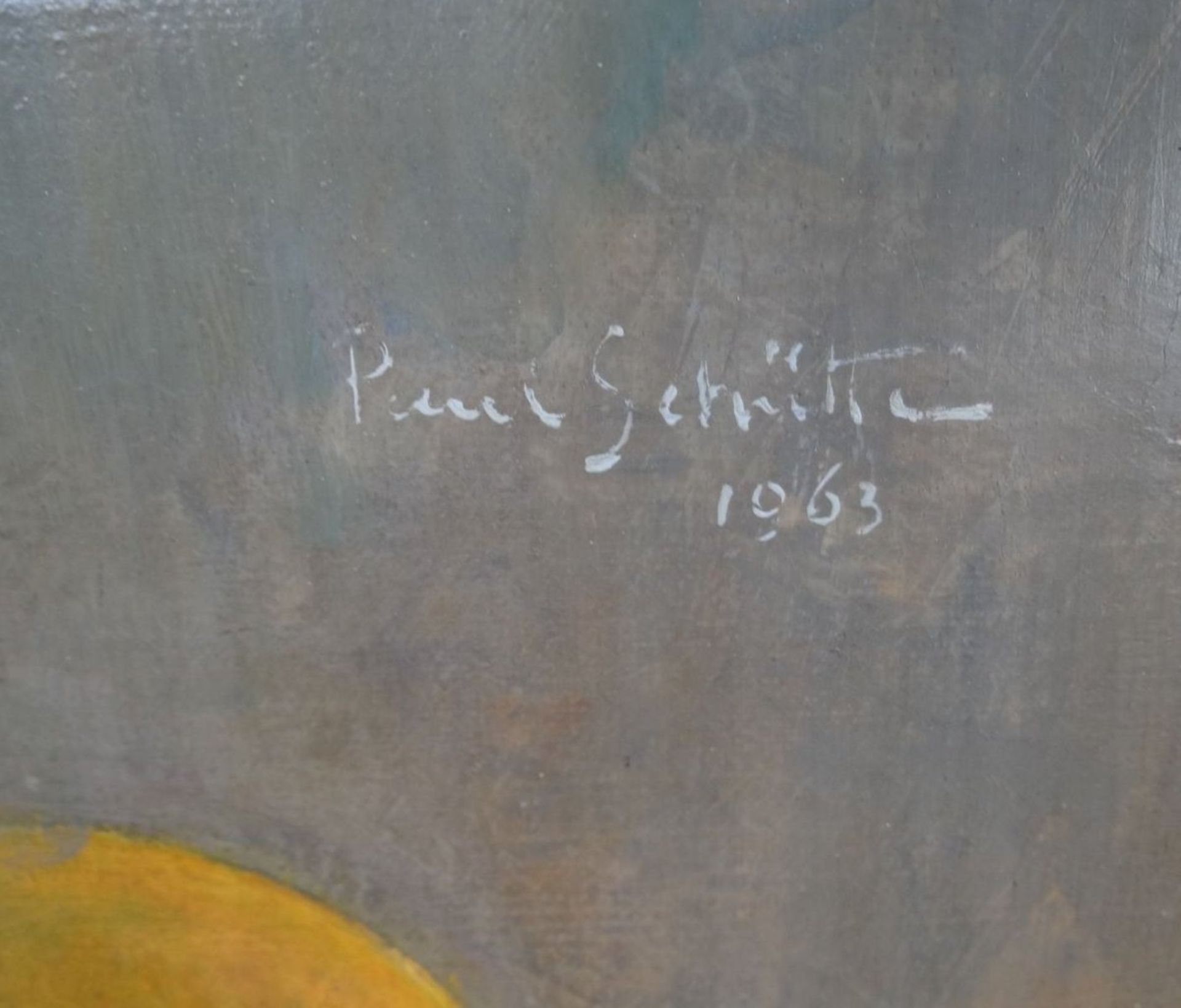 Paul SCHÜTTE (1901-1968) 1963, "Stilleben" Öl/Leinen, gerahmt, RG 78x58 cm - Bild 5 aus 8