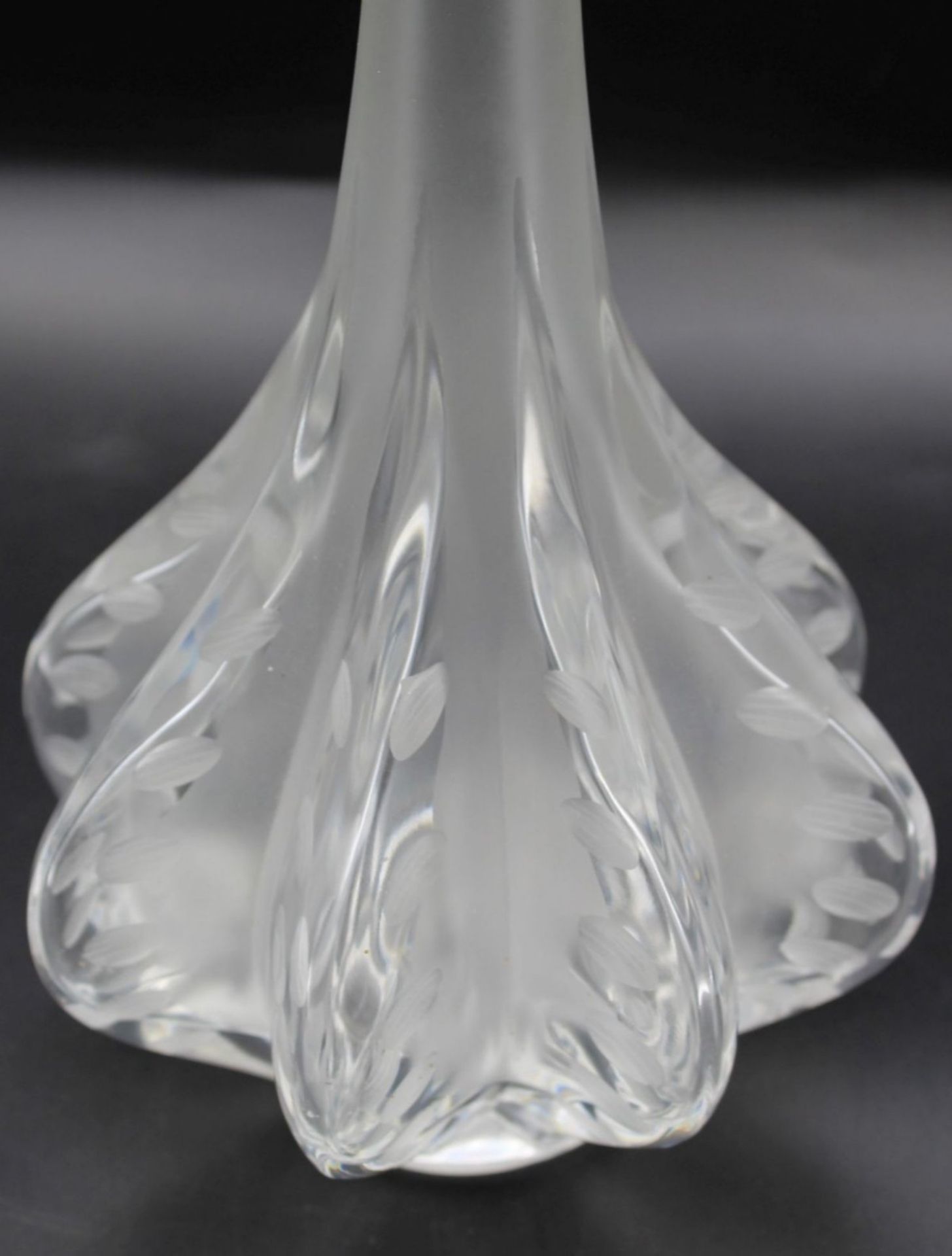 hohe Vase, Lalique France, H-35cm. - Bild 2 aus 4