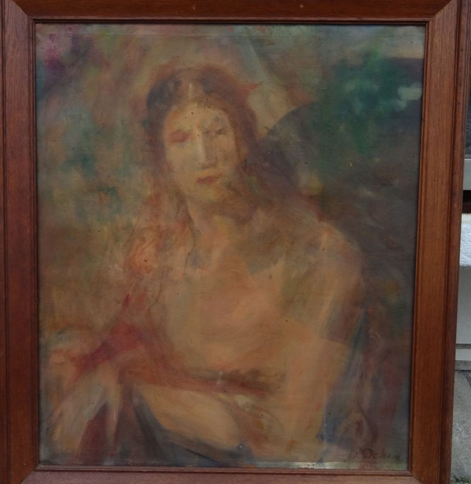 Dirk OCKER (1882-1958) "Frauenportrait", , Öl/Leinen, gerahmt, RG 80x70 cm - Bild 2 aus 7