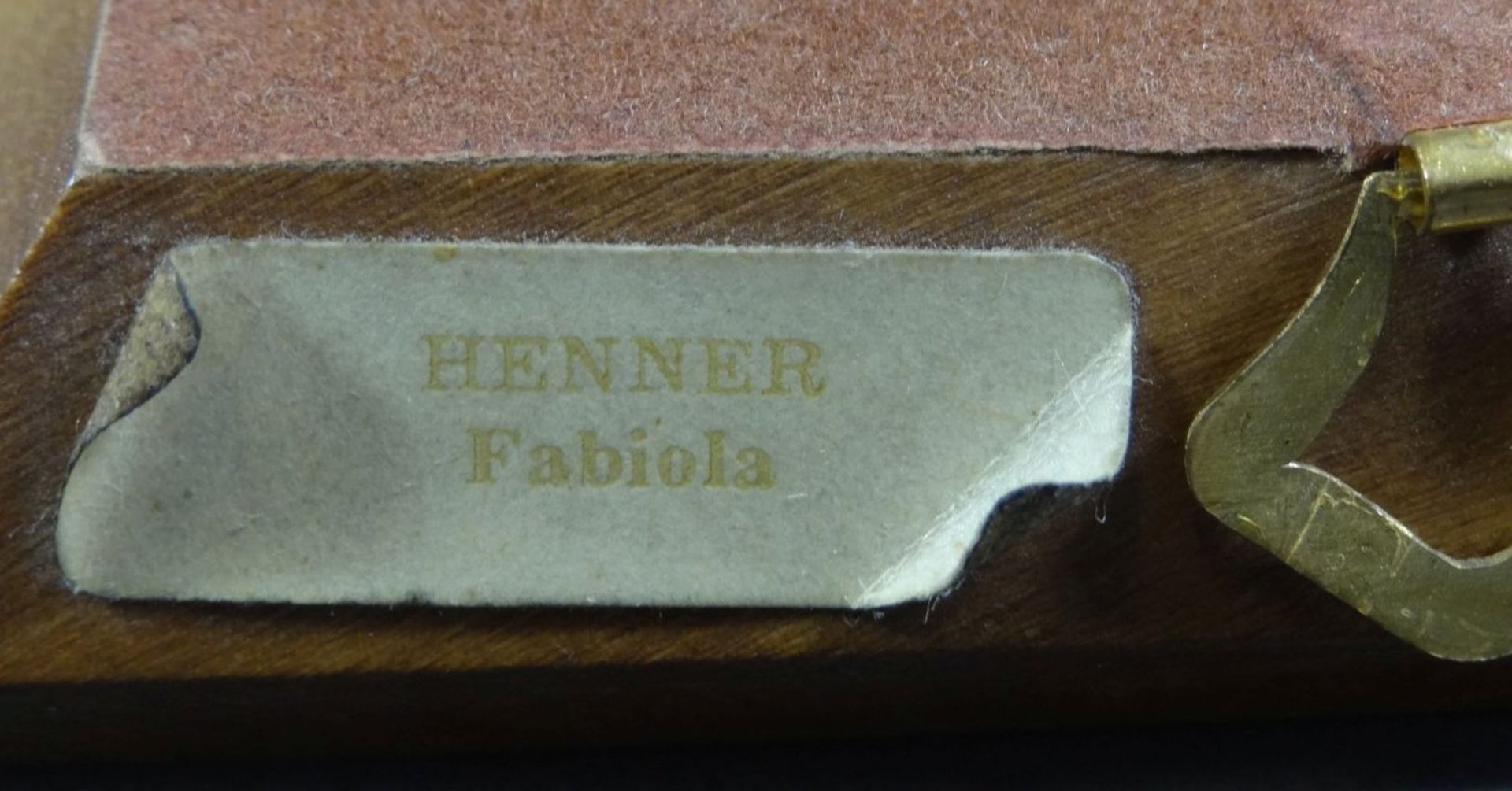 Miniatur Portrait der Henner Fabiola, 11,5x9,5 cm - Bild 6 aus 6
