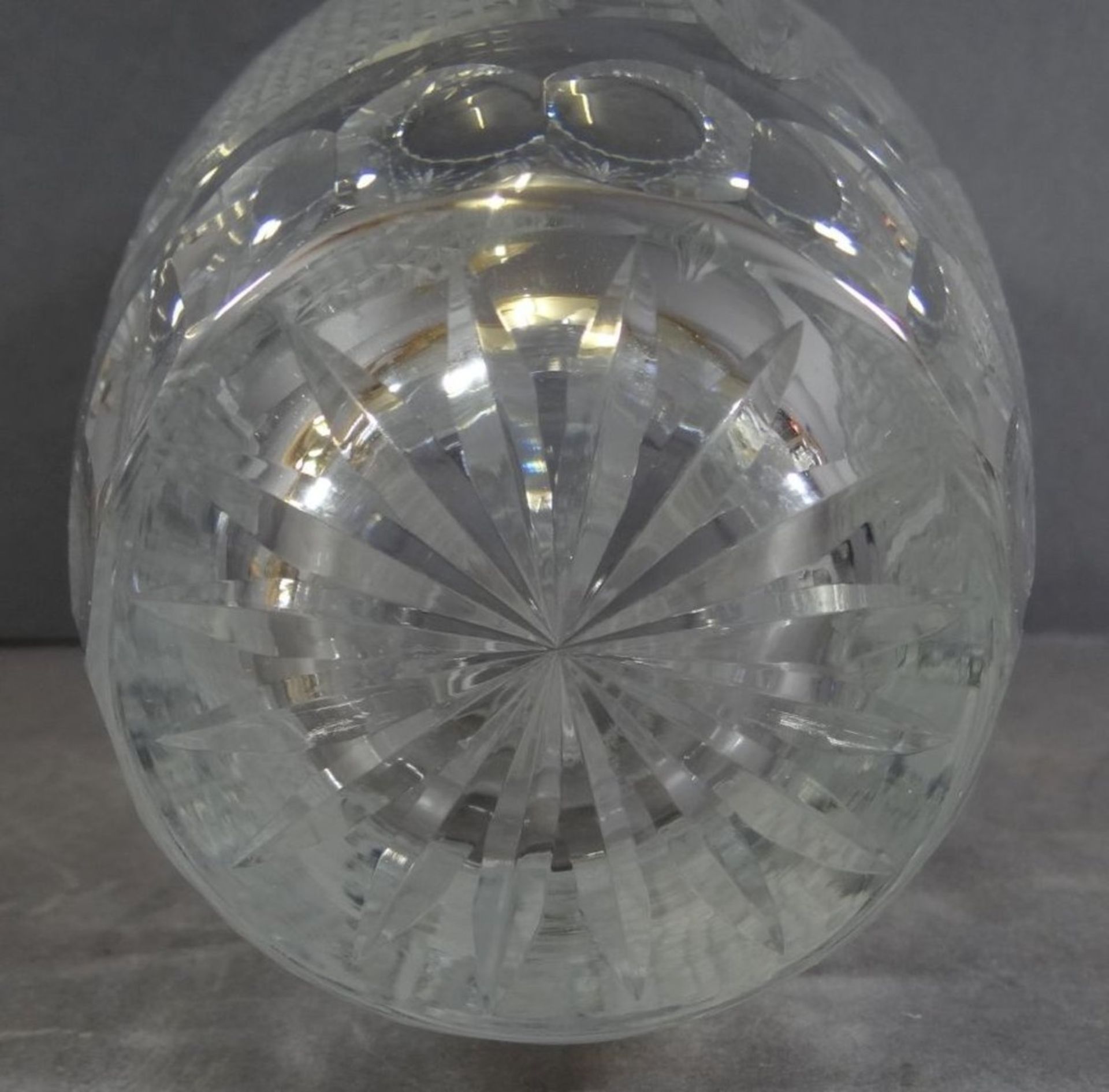 Kristallvase in orig. Schachtel, beschliffen, H-20 cm - Image 7 of 7