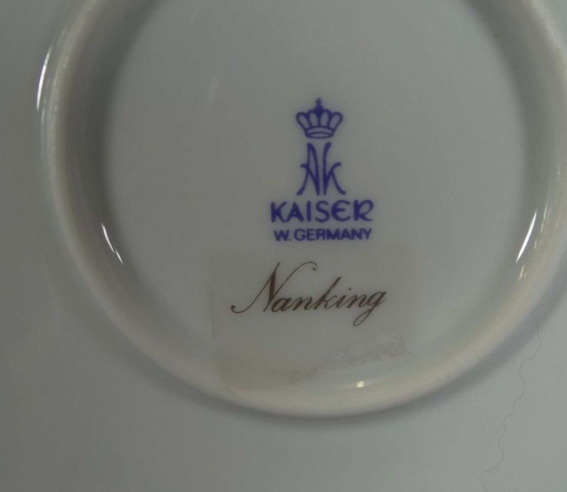 grosser Wandteller "Kaiser" Dekor Nanking, D-32 cm - Bild 5 aus 5