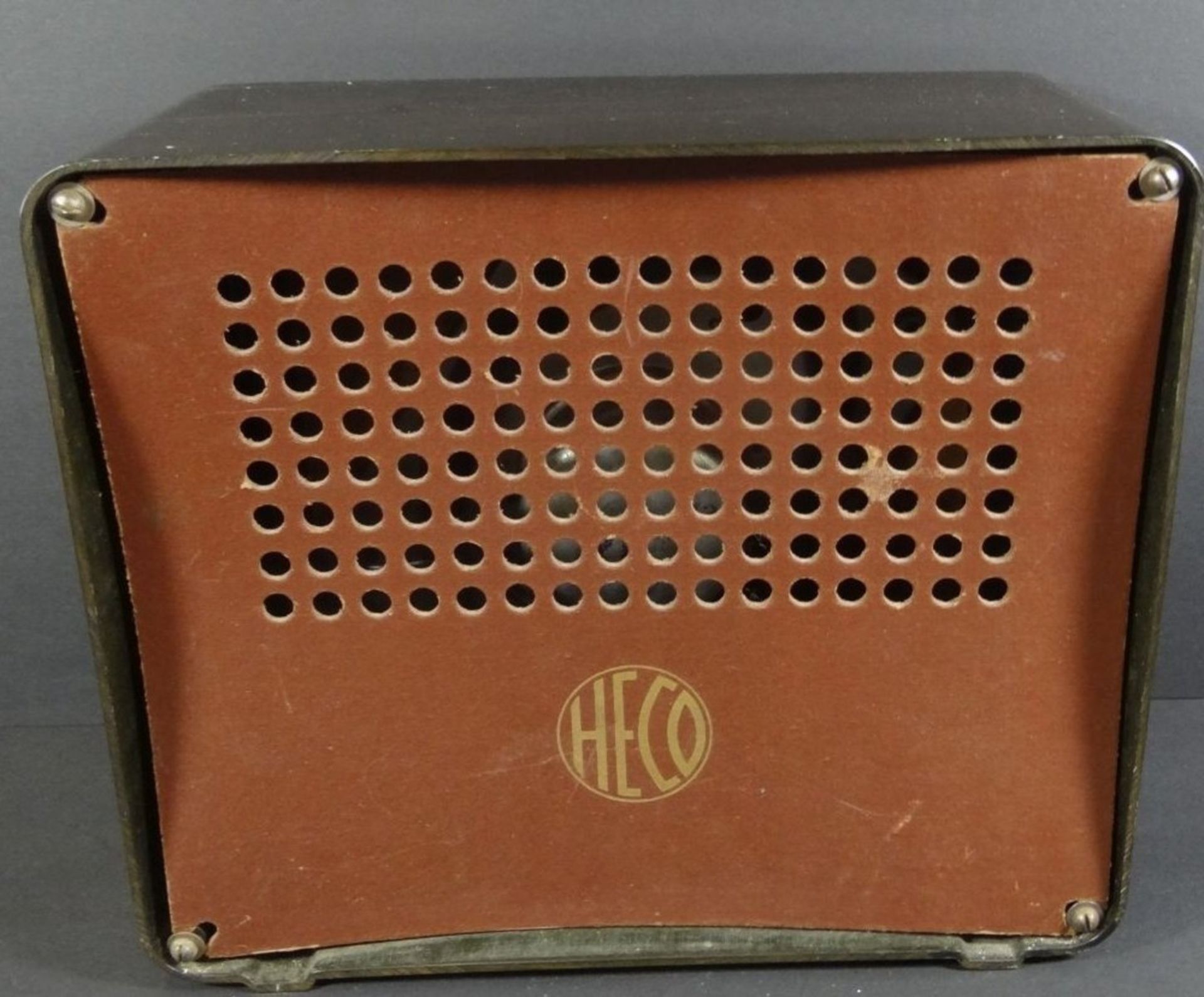 Heco, Hennel & Co.: Gehäuse-Lautsprecher 62020 , Bakelit, optisch gut erhalten, Funktion nicht - Bild 4 aus 5