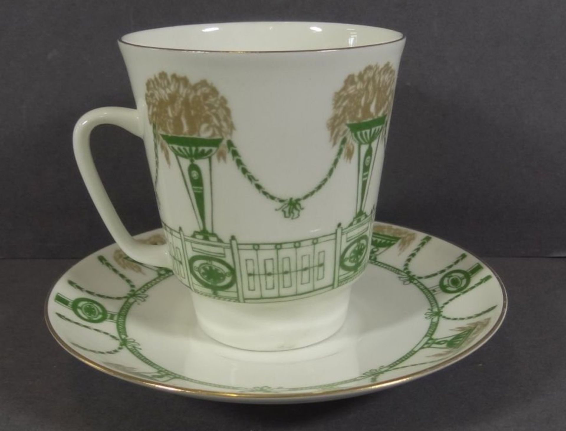 Jugendstil-Kaffeetasse "Lomonossov-St. Petersburg" - Bild 3 aus 5