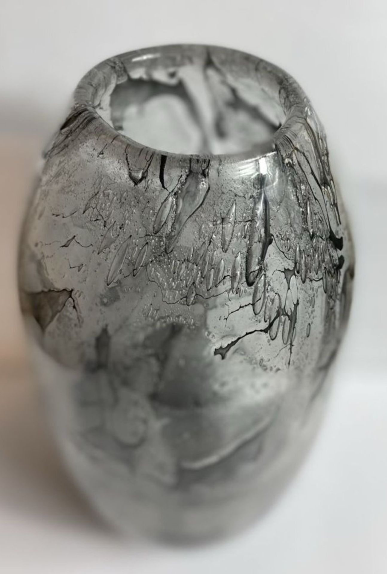 Kunstglasvase, "Peill" marmoriert, H-22 cm - Bild 4 aus 7